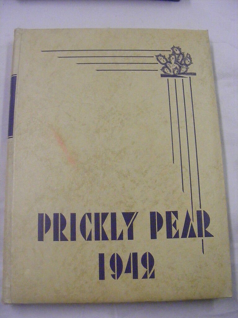 Vintage 1942 Annual Yearbook Abilene Texas Christian College Betty Collins 3-c