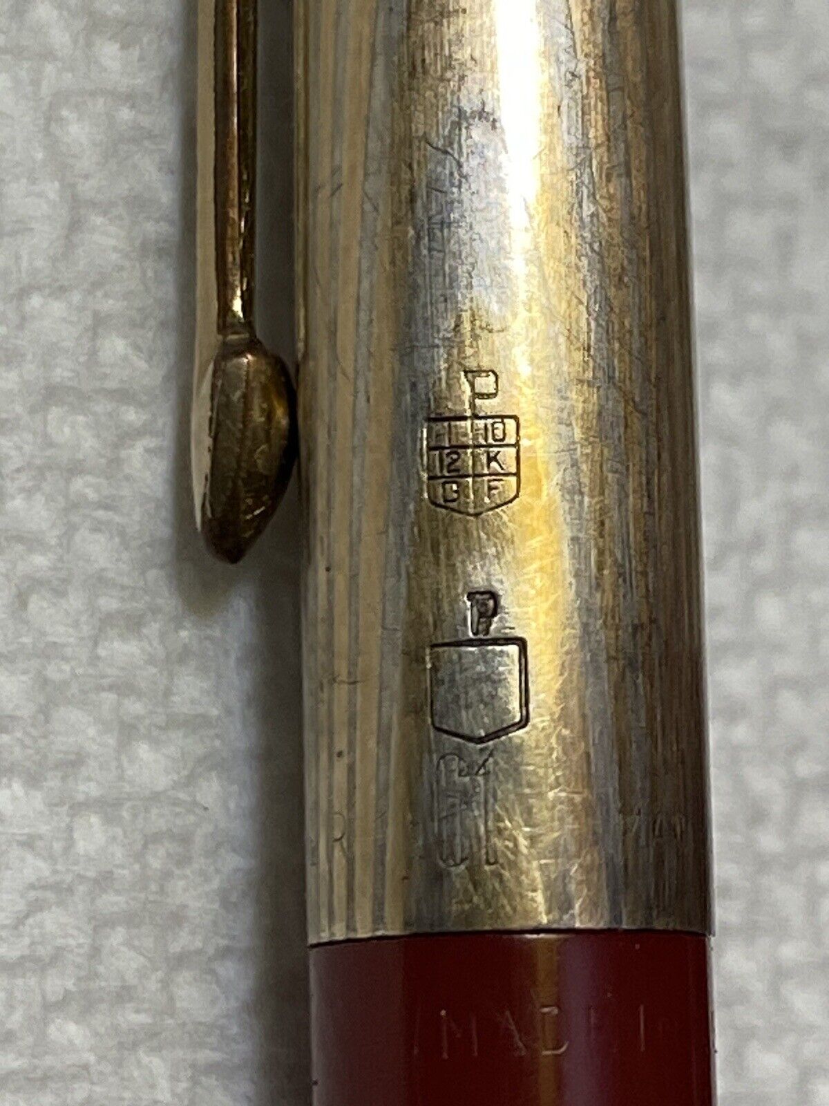 2 RARE  PARKER  Mechanical Pencil Gold And Silver Tap Work In Perfect Condition