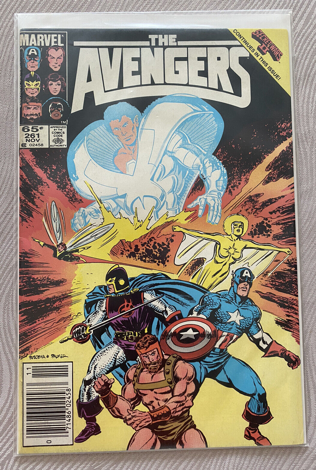 The Avengers #261 1985 Marvel Comics Beyonder Black Knight Hercules Photon