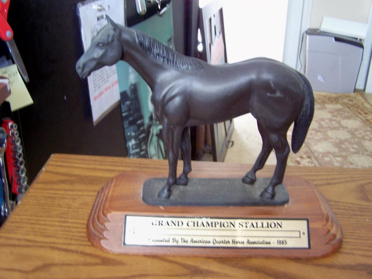 1985 Grand Champion Stallion Trophy American Quarter Horse association