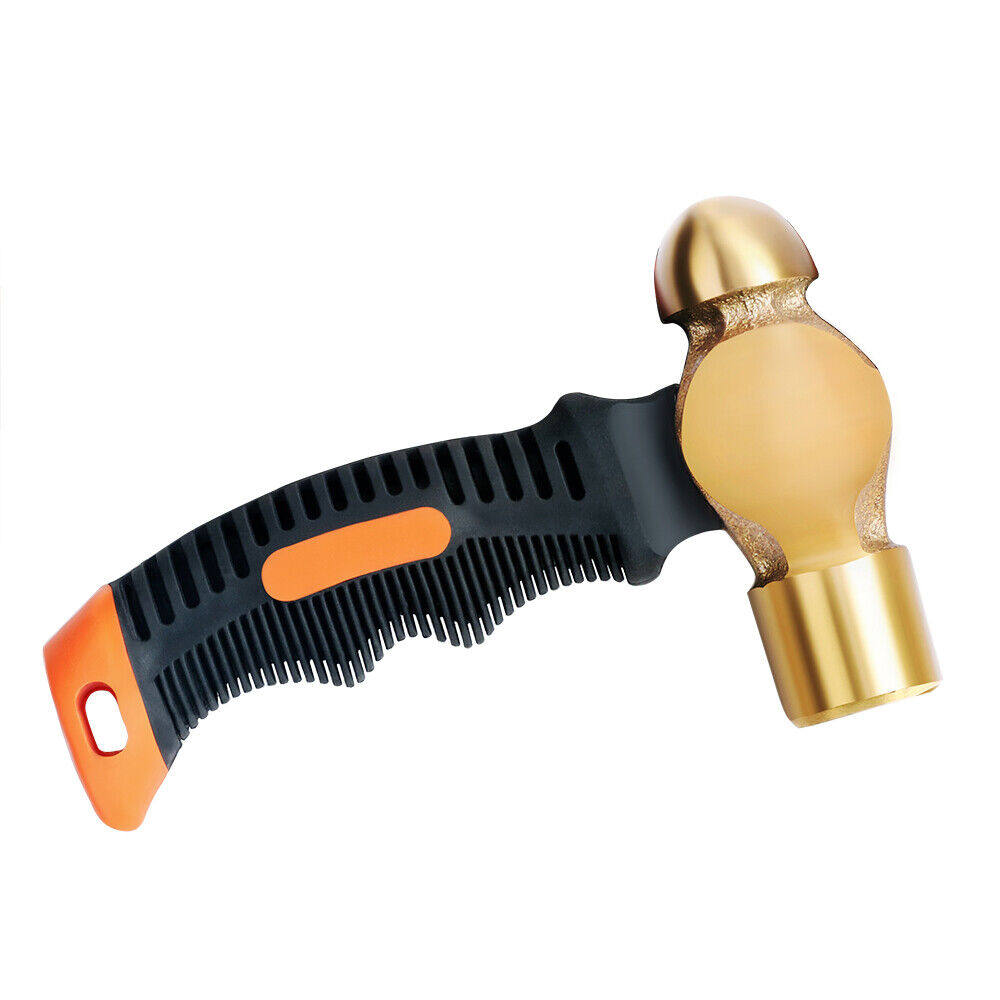 16 oz. Stubby Copper Hammer Brass Fiberglass Handle Non-Sparking