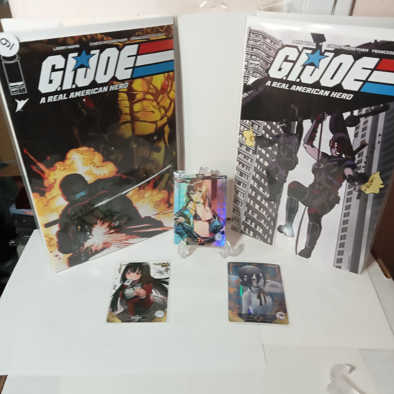 G.I. Joe #301 Variant Comic Set + 3 Goddess story cards