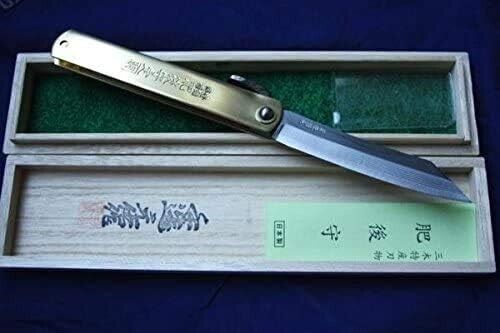 Higonokami Forged Multilayer Steel (Extra Large Paulownia Box) Japanese Knife