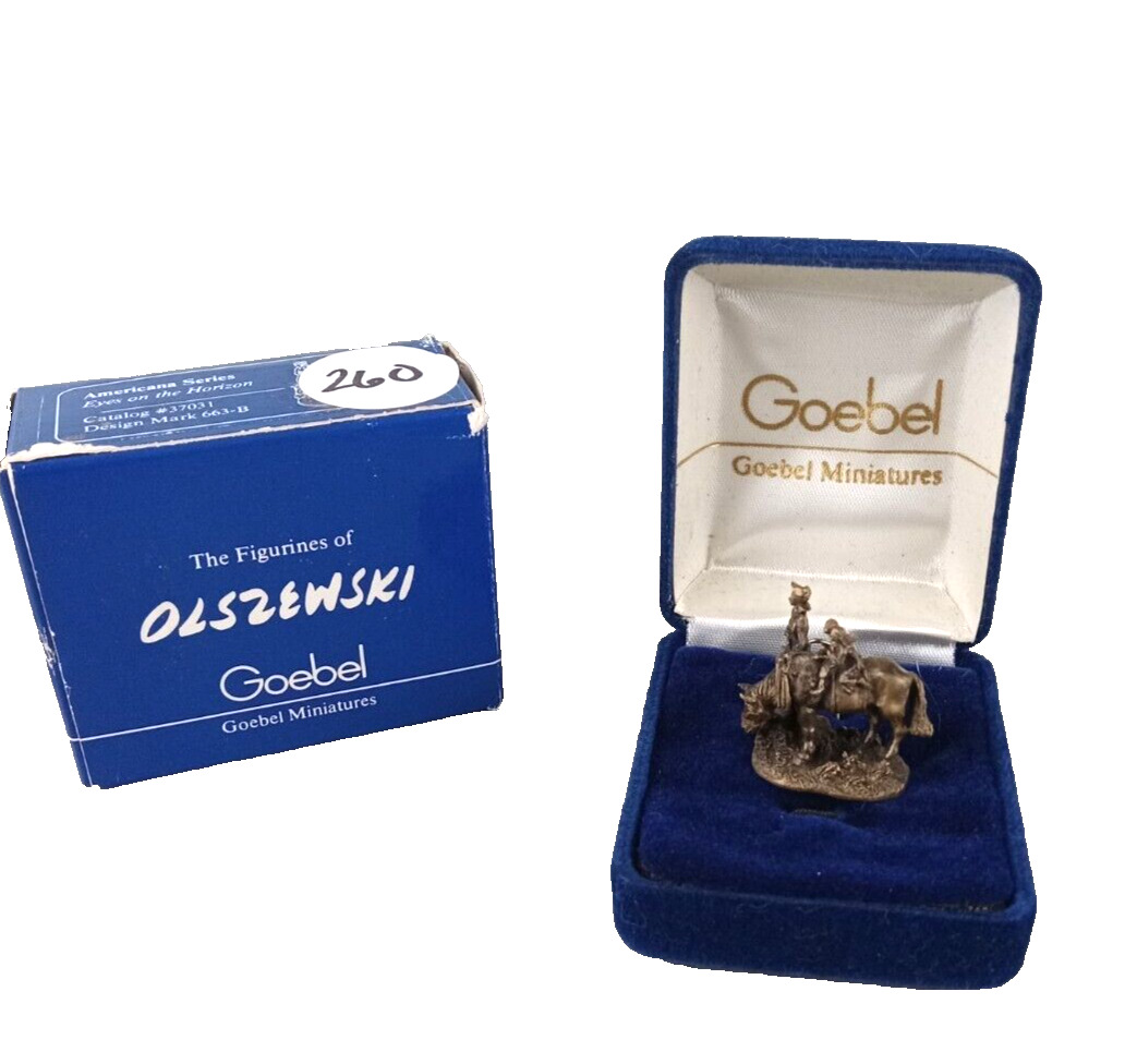 Goebel OLSZEWSKI Miniature EYES ON THE HORIZON Sculpture 663-B SIGNED