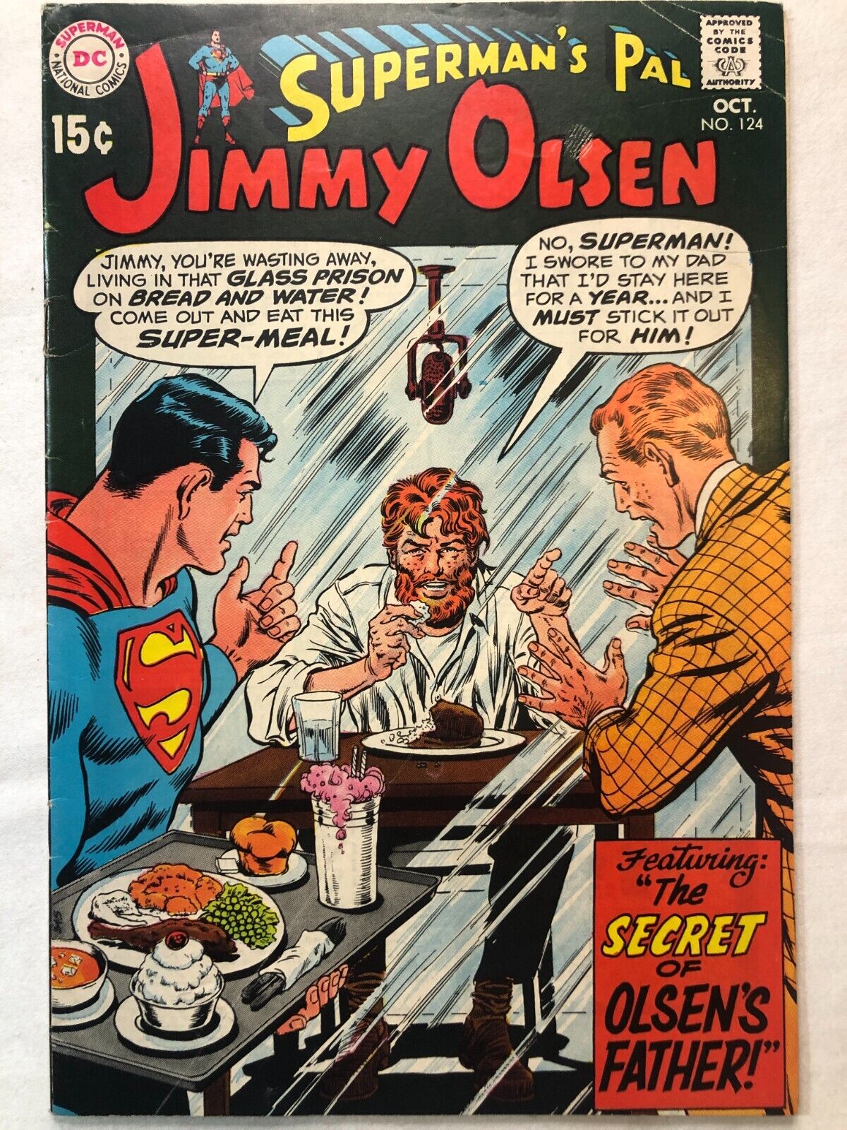Superman’s Pal Jimmy Olsen #124 Vintage DC Comics October 1969 Nice Condition