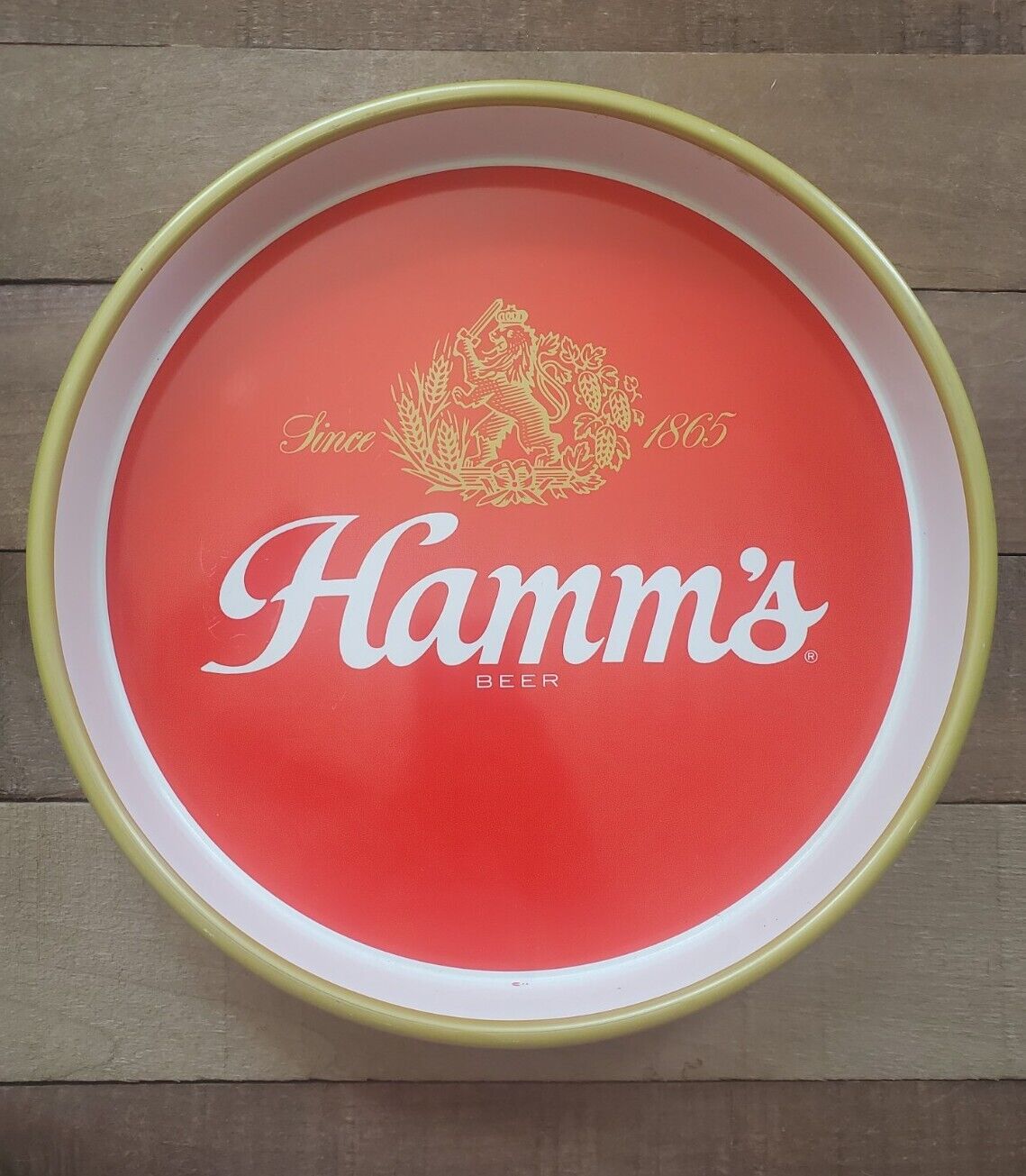 1970\'s HAMM’S Beer Metal Tray 100 Years - Plus an Heilman\'s Old Style Beer Tray