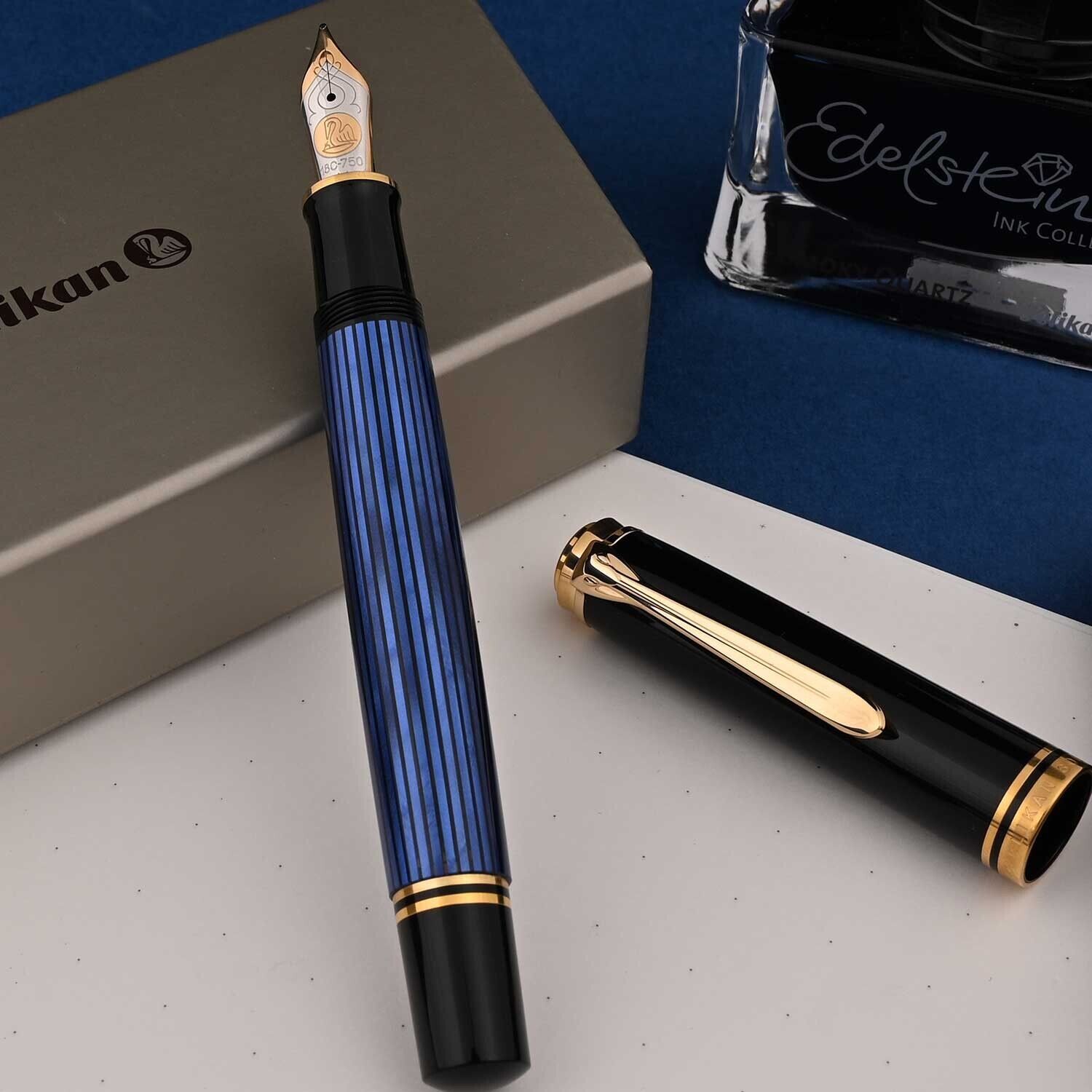 Pelikan Fountain pen Souverän ® 800 Black-Blue M