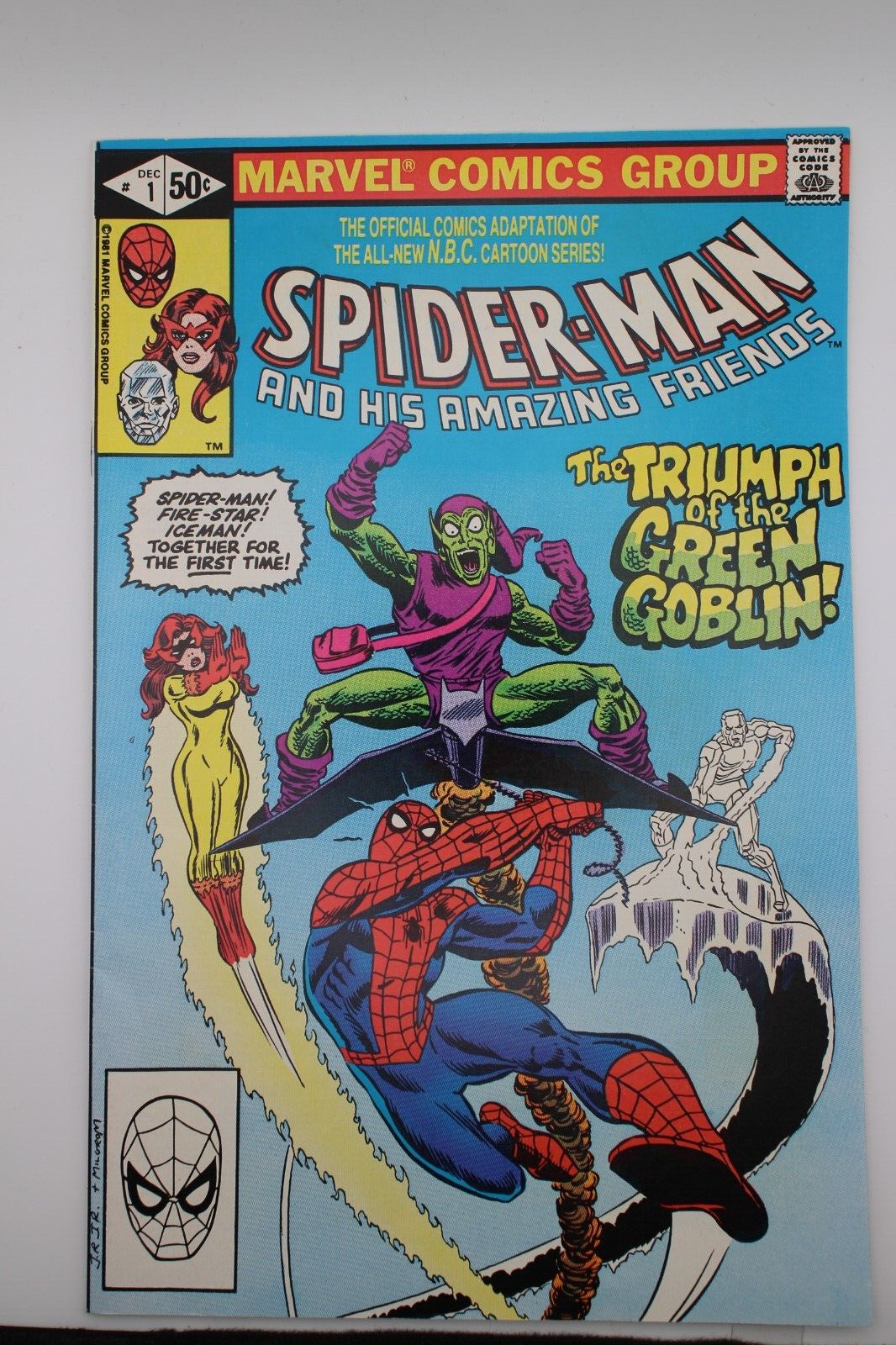 HIGH GRADE *SPIDER-MAN AND HIS AMAZING FRIENDS* 1981 - ADAPT OF CARTOON SERIES