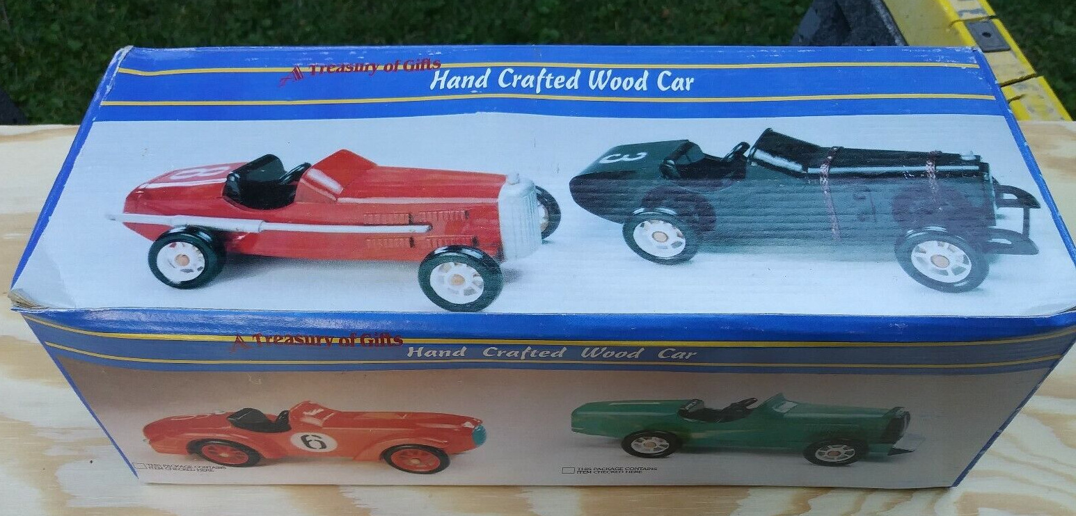 A Treasury of Gifts, Handcrafted Wood Car, 1994, ArtMark, Chicago