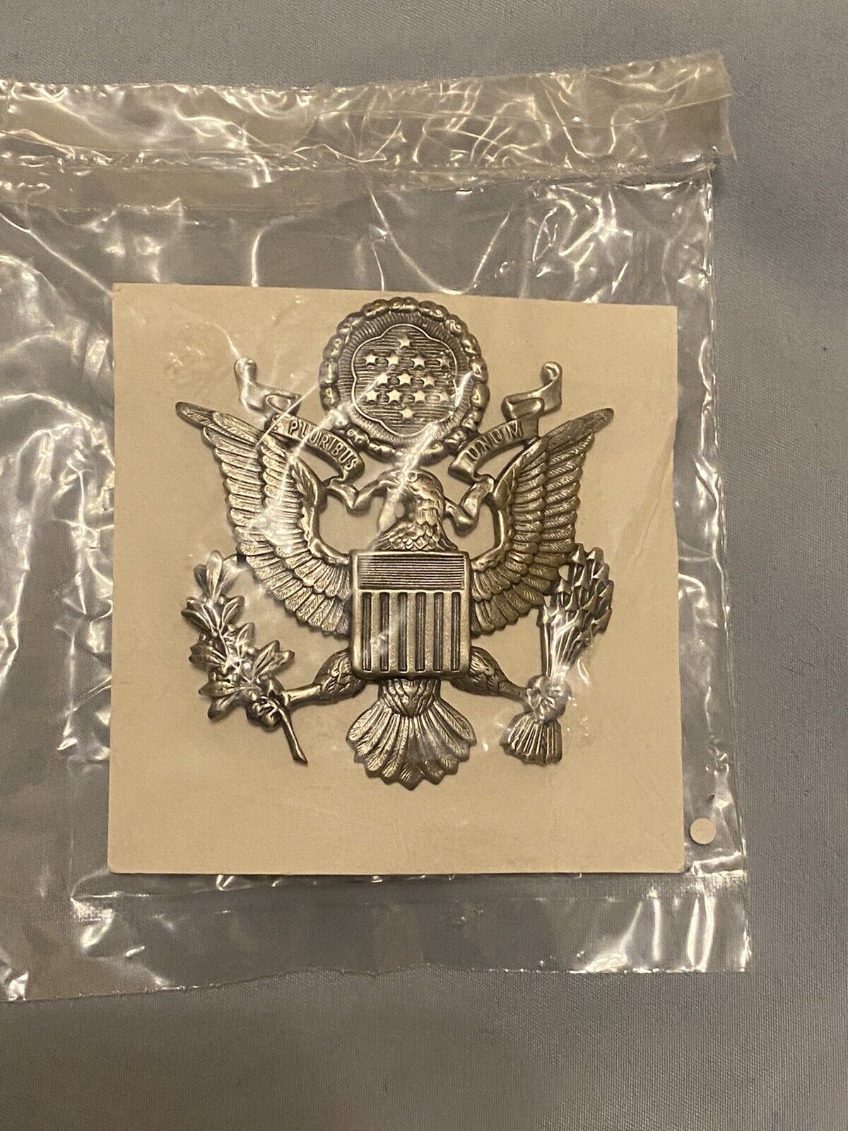 NOS US Air Force USAF Officer Cap Hat Insignia Badge USGI Medal Uniform Unissued