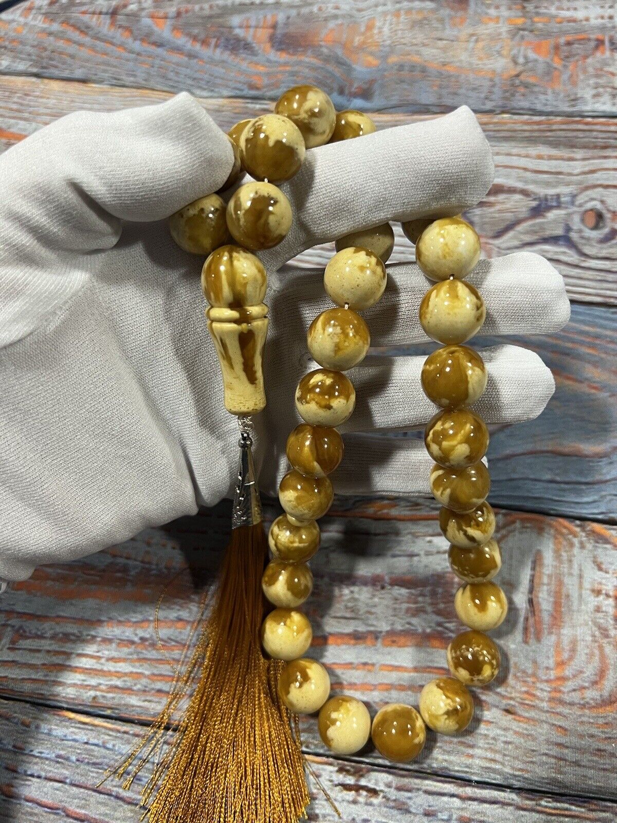 Natural Baltic Amber Prayer Beads 82G Misbaha Tasbih مسبحة كهرمان كهرب طبيعي
