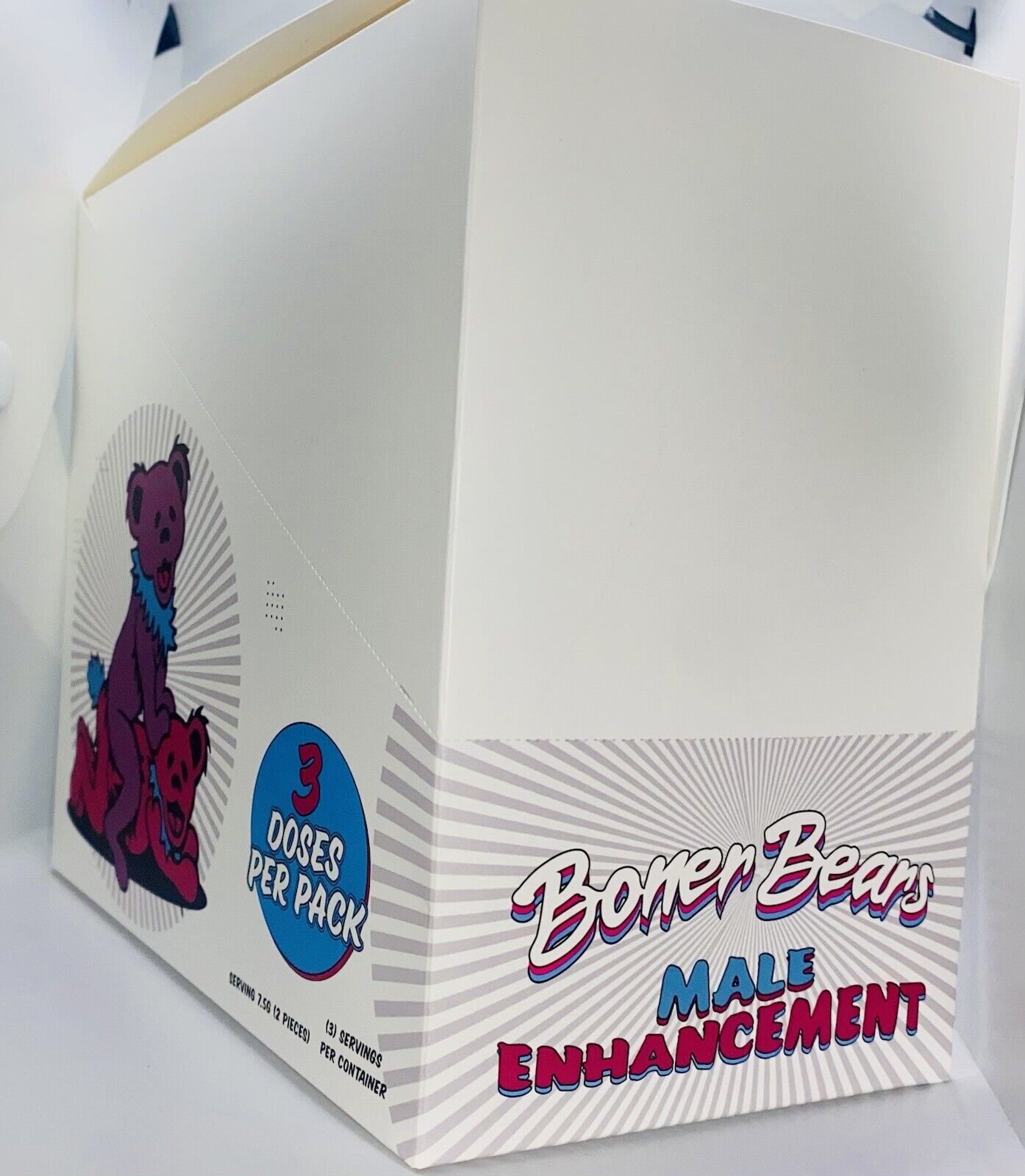 Boner Bear Male Enhancement 20Ct Box Gummies 3 Doses per Bag 20 Bags MAX EFFECT