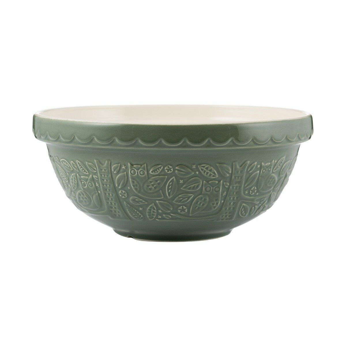 Mason Cash | In the Forest S18 Owl Embossed Mixing Bowl - 2.85 Quart