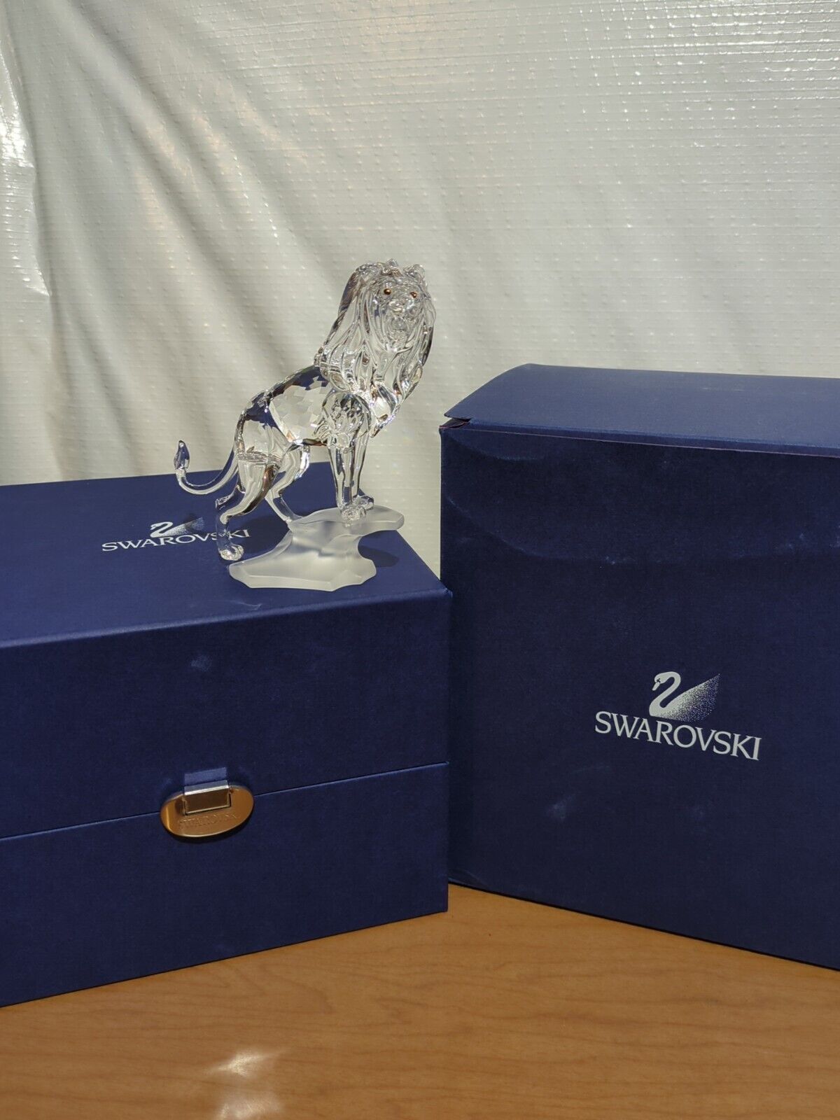 Swarovski Silver Crystal - Large Lion #269377