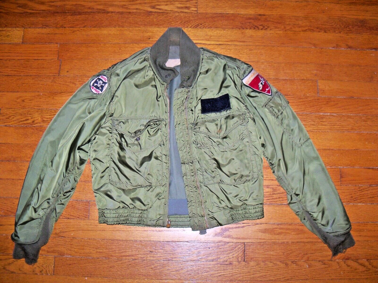 Vintage 60s Vietnam War USN USAAF WEP Flying Flight Winter Suit Jacket w/Patches