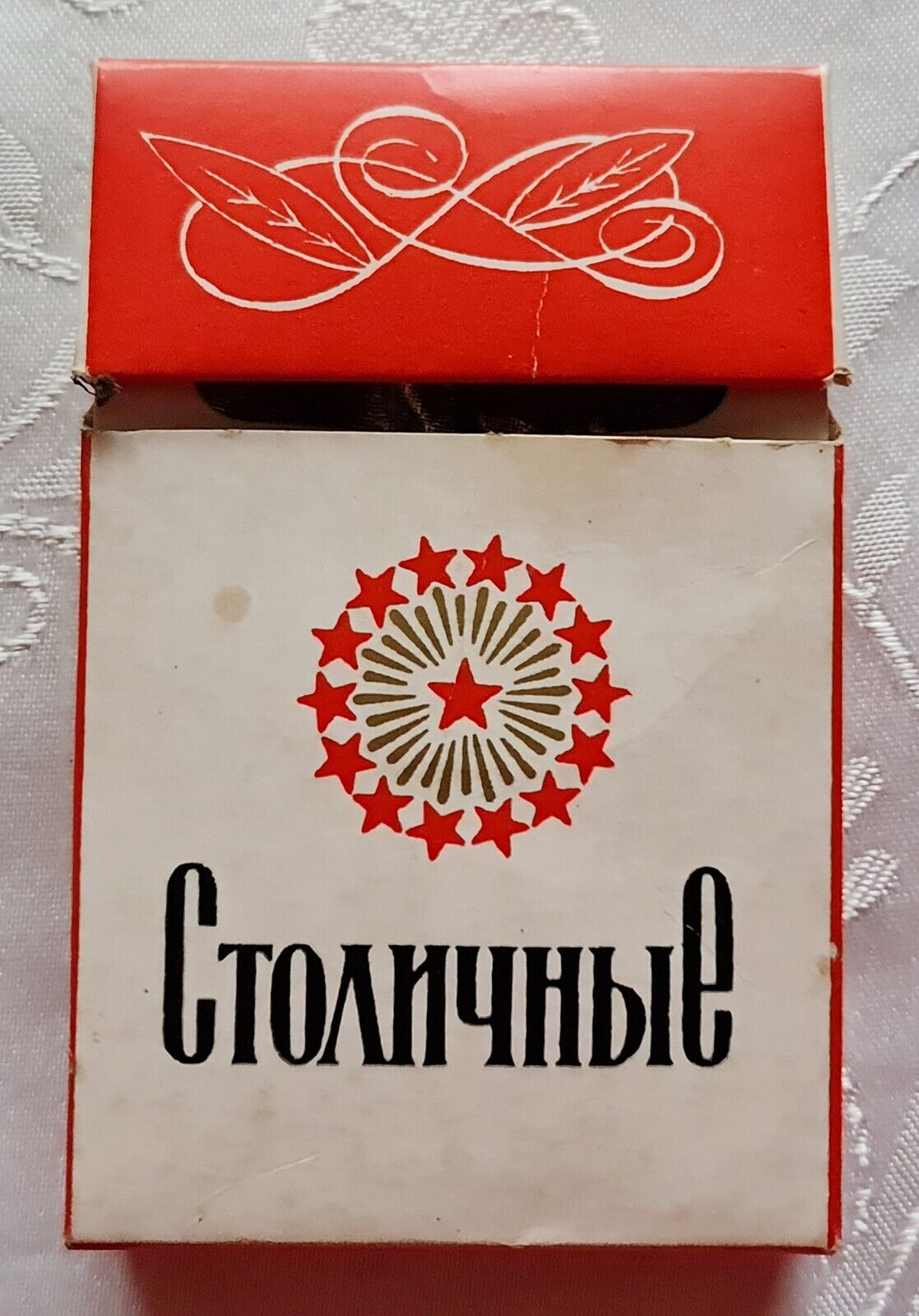 Vintage Russia Communist Soviet Union USSR Stolichnye Cigarette Packet Tobacco