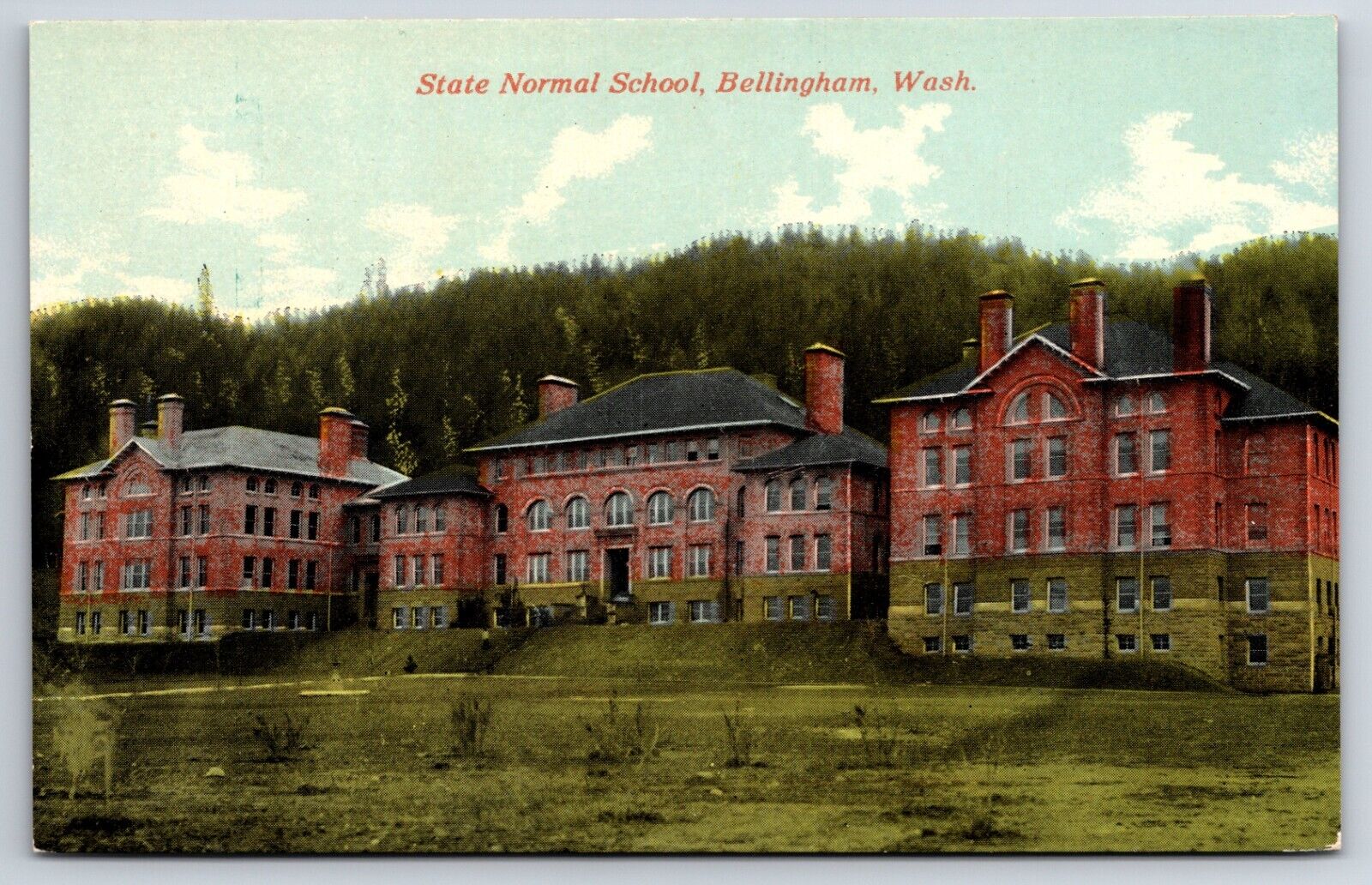 State Normal School Bellinghan Washington Vintage Postcard
