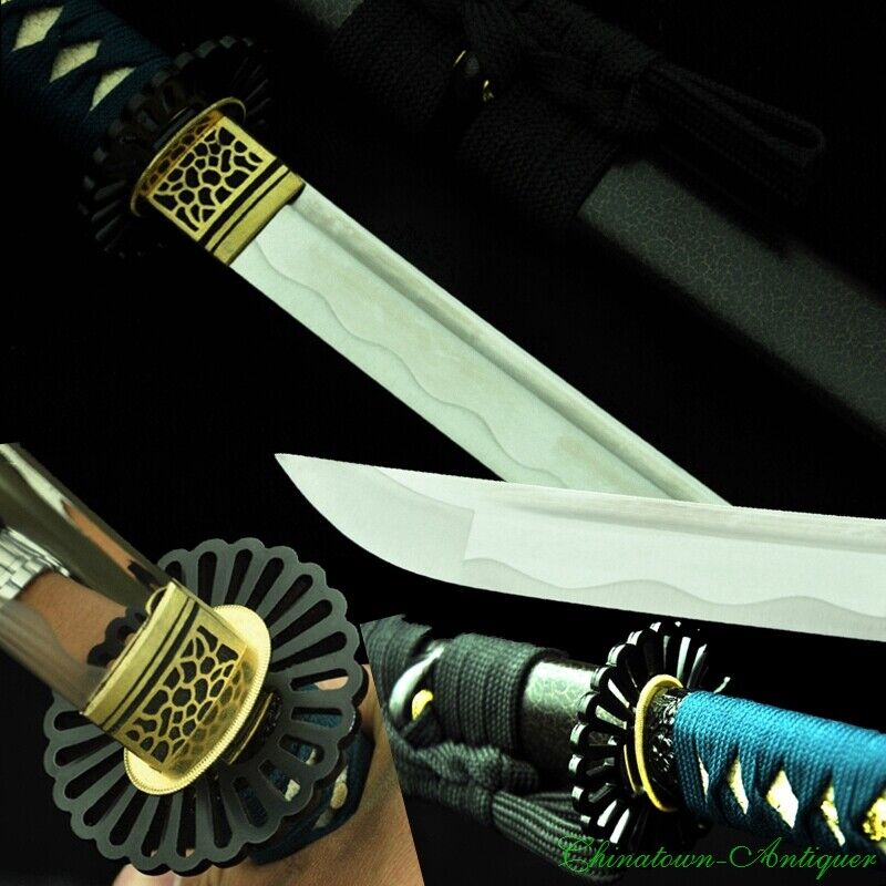 Katana High Manganese Steel Japanese Samurai Sword Sharp Blade Battle Ready#1289