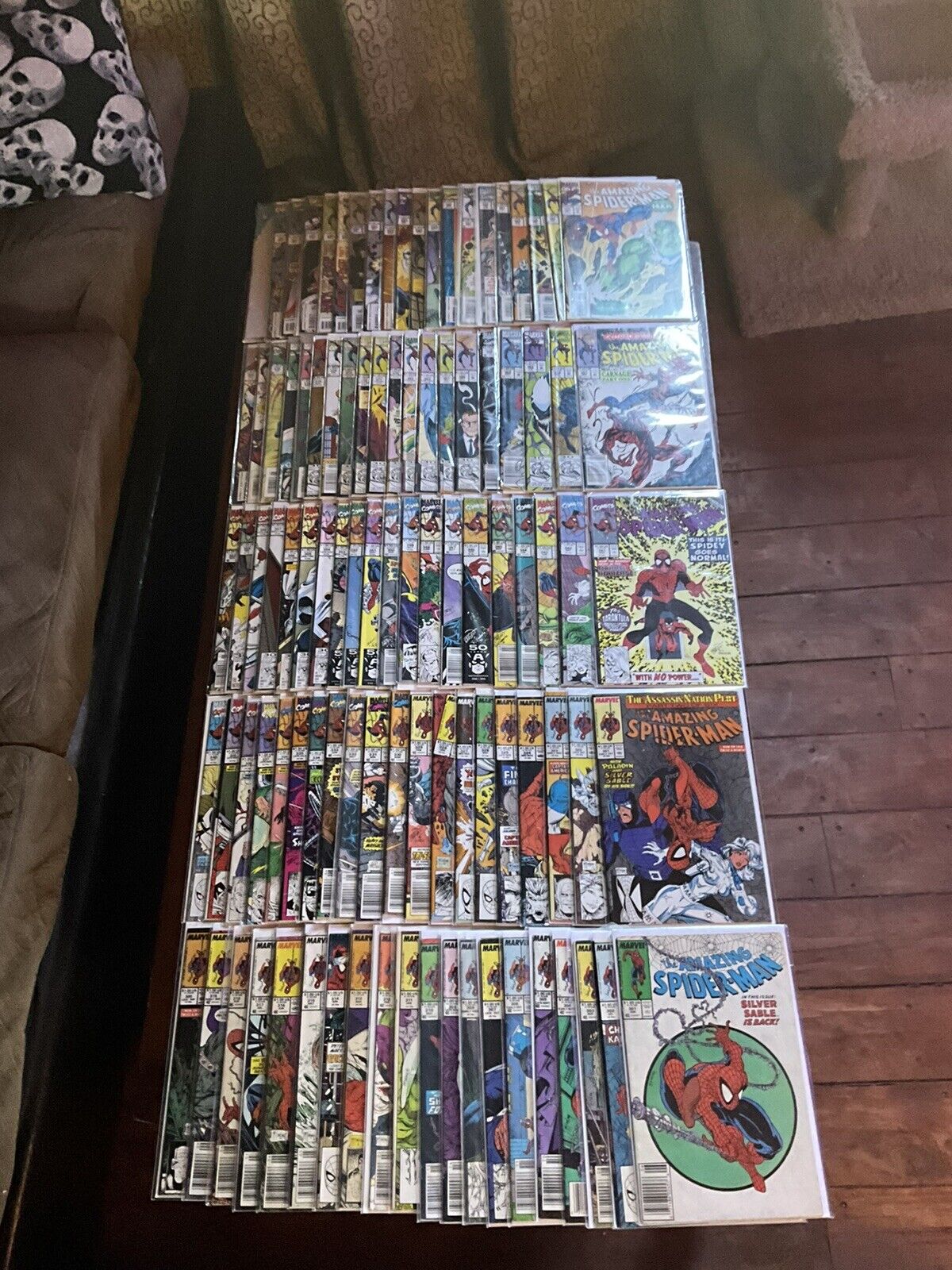 Huge The Amazing Spider Man Complete Run 100 Bk lot.  Every Issue #s 301-400