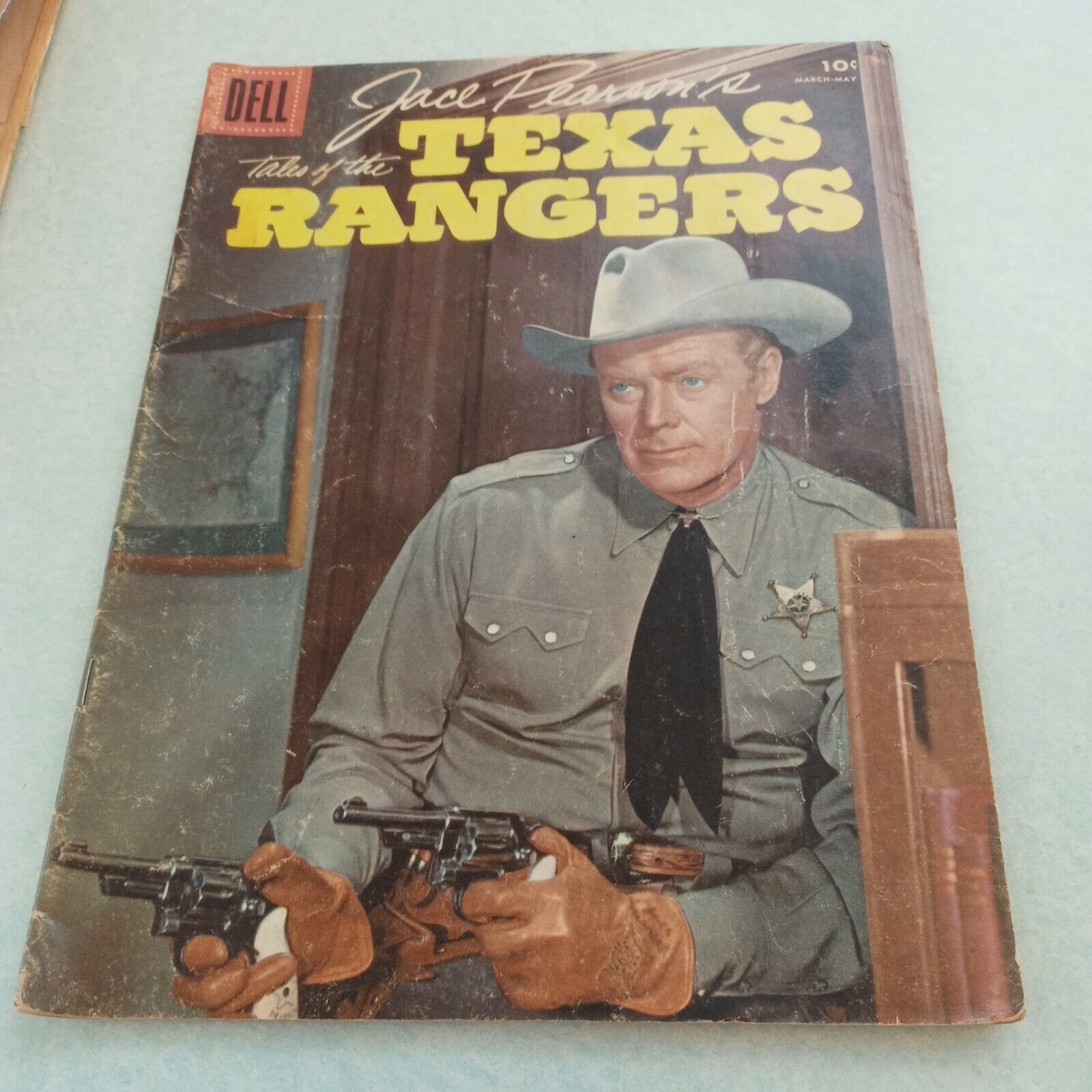 JACE PEARSON\'S Tales of the Texas Rangers #11 DELL 1956 silver age western hero