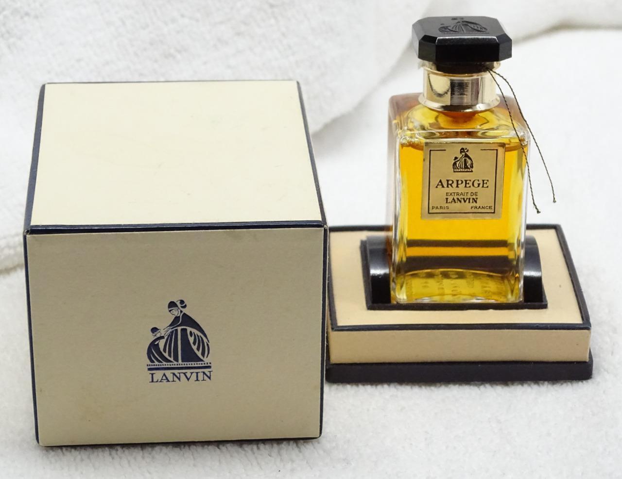 Vtg Arpege, Lanvin France Corded Sealed Perfume Extrait 1/2 OZ Orig Box