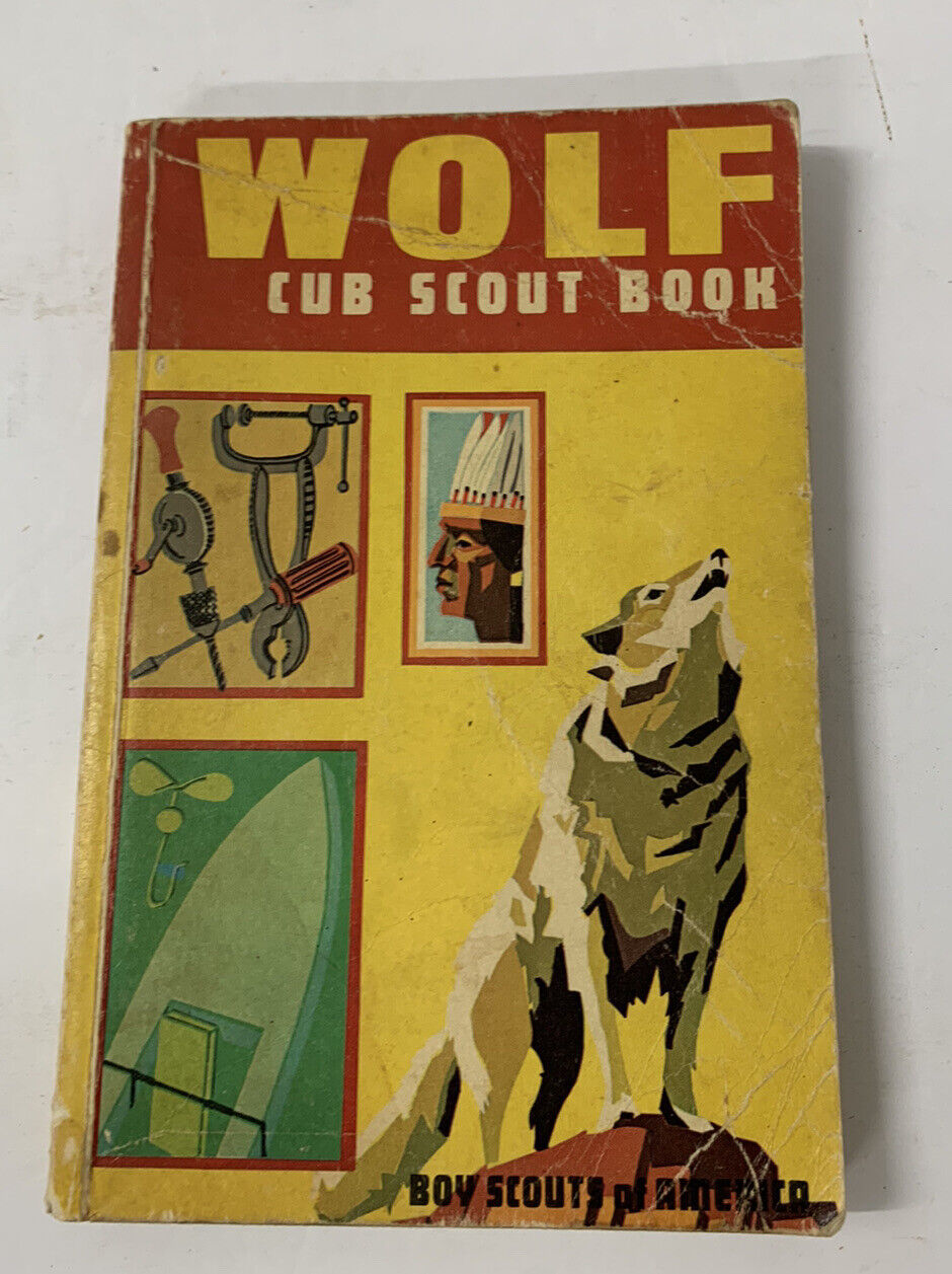 Boy Scouts of America Wolf Cub Scout Book 1967 version. 1971 printing. Vintage