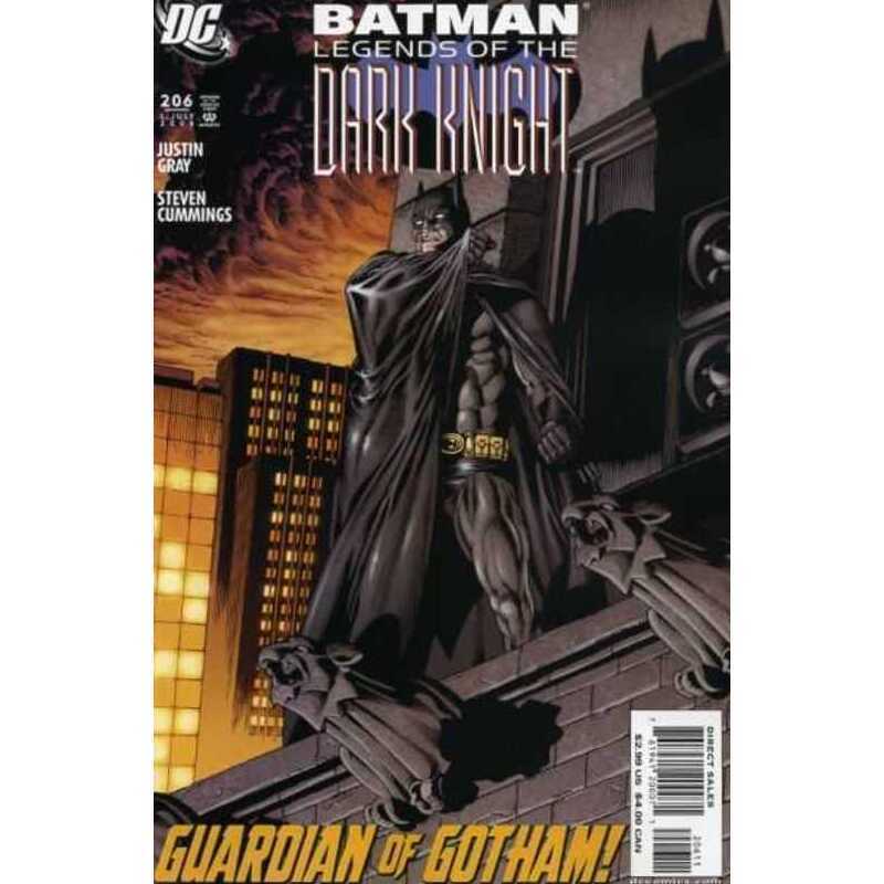 Batman: Legends of the Dark Knight #206 in Near Mint + condition. DC comics [t&