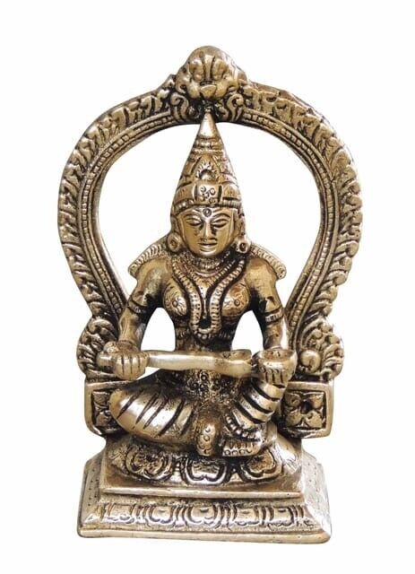 Brass Annapurna Devi Murti Statue