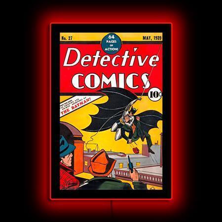 Detective Comics No 27 Batman Mini Poster Plus Led Illuminated Sign DC Comics