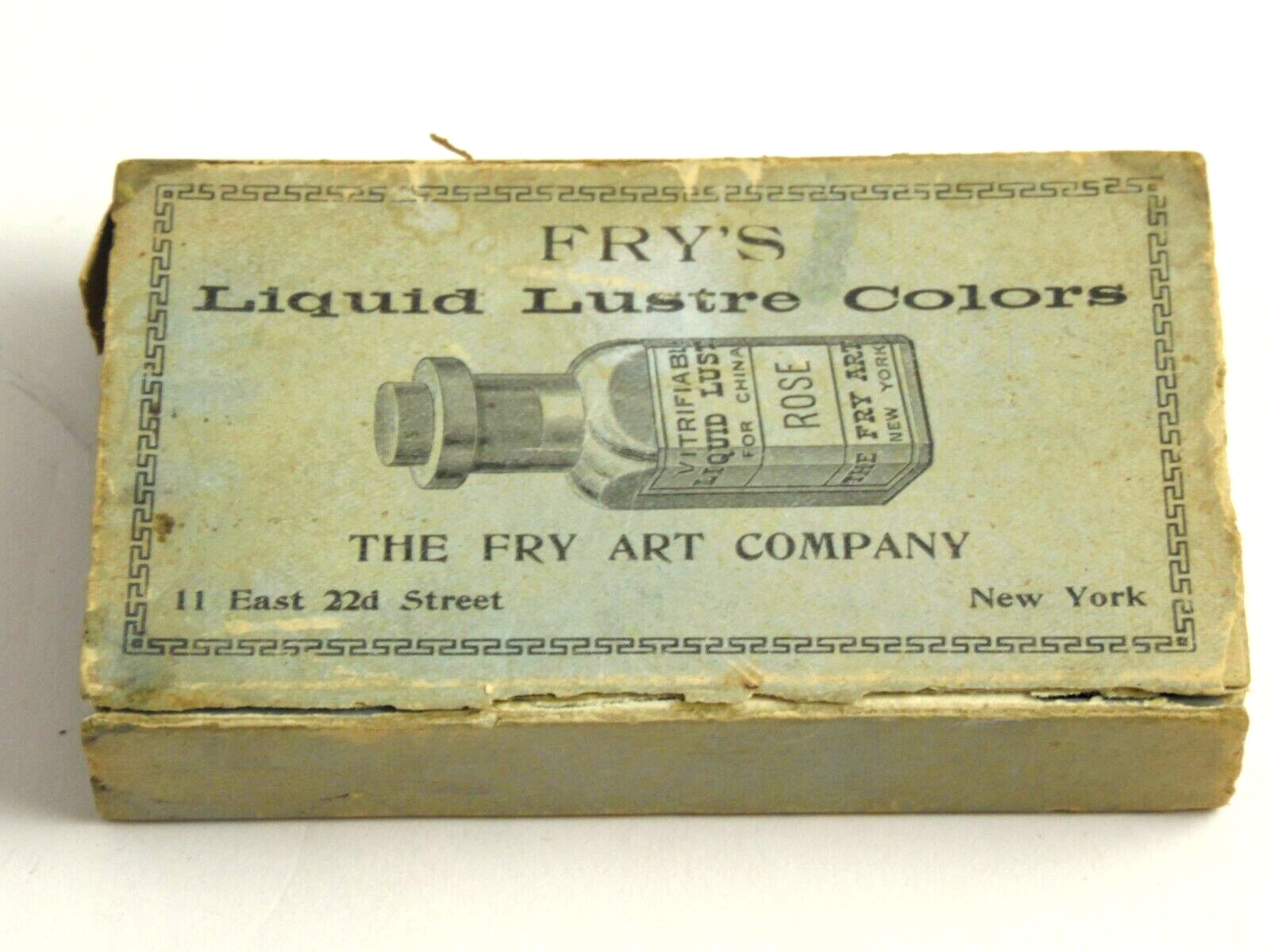 Vintage Fry\'s Liquid Lustre Colors 5 pack The Fry Art Company New York w/box