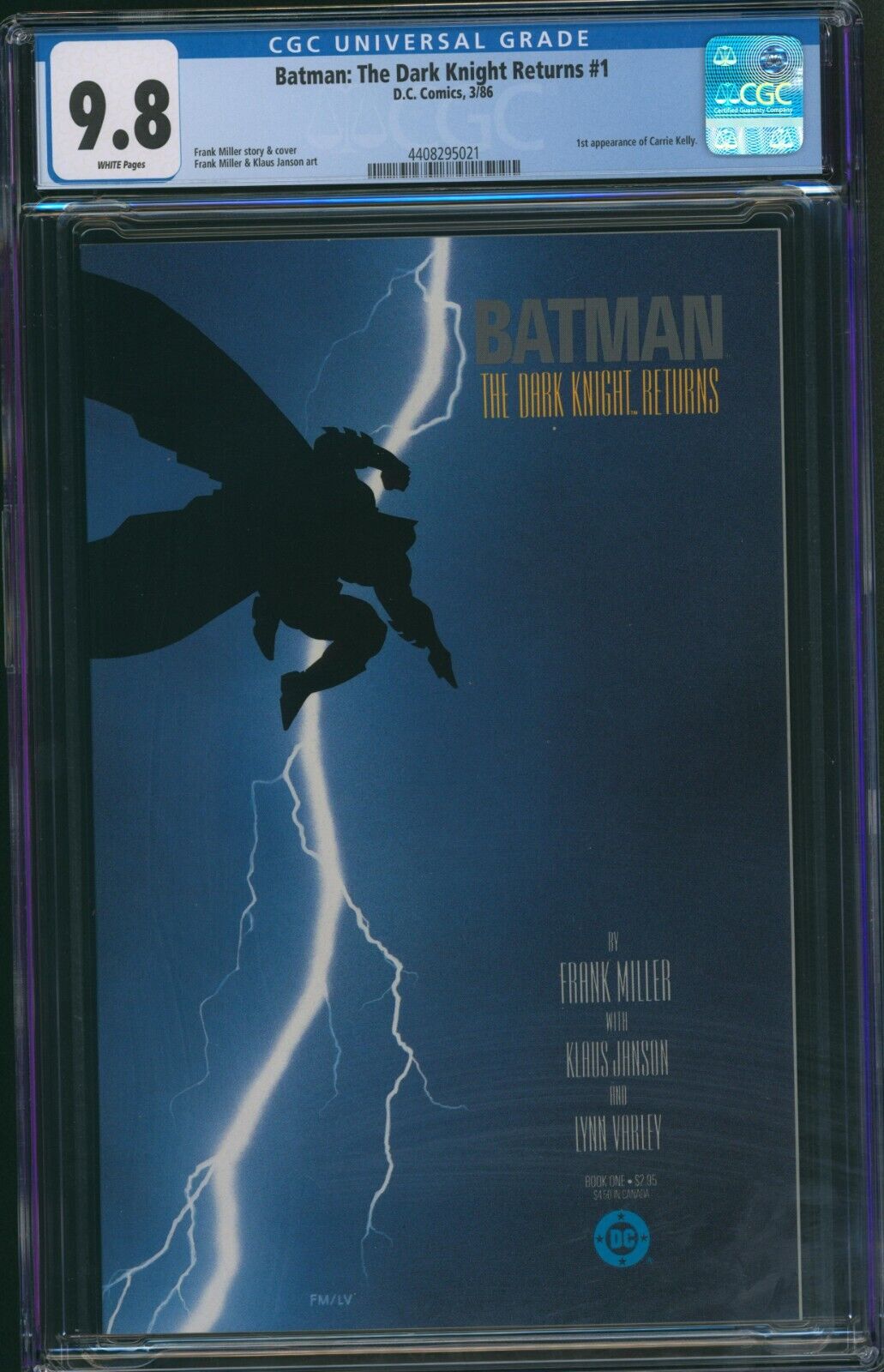 Batman The Dark Knight Returns #1 CGC 9.8 WP DC Comics 1986 1st Print Miller