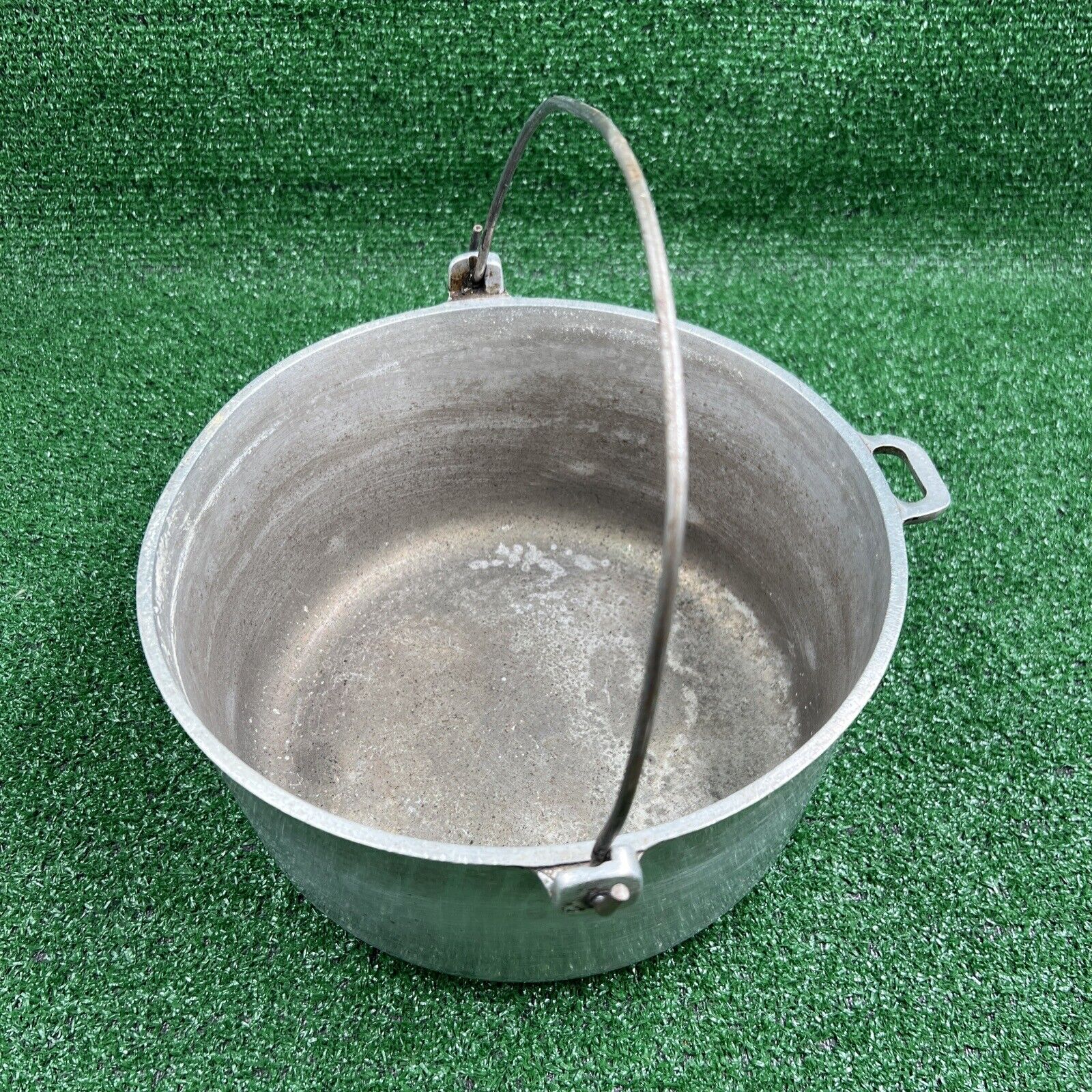 Vintage Household Institute 6 Qt Cast Aluminum Bail Handle Pot