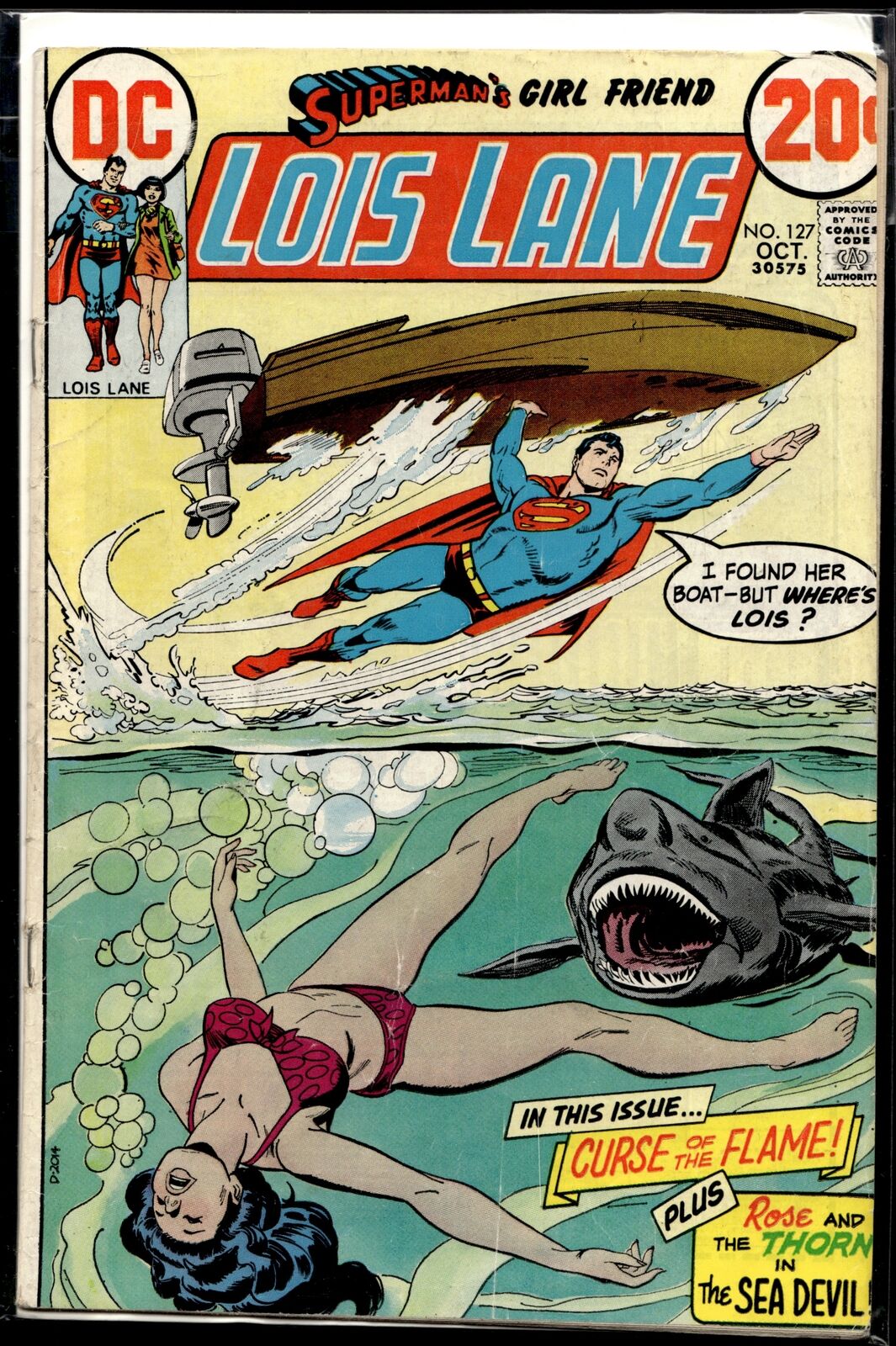 1972 Superman\'s Girlfriend Lois Lane #127 DC Comic