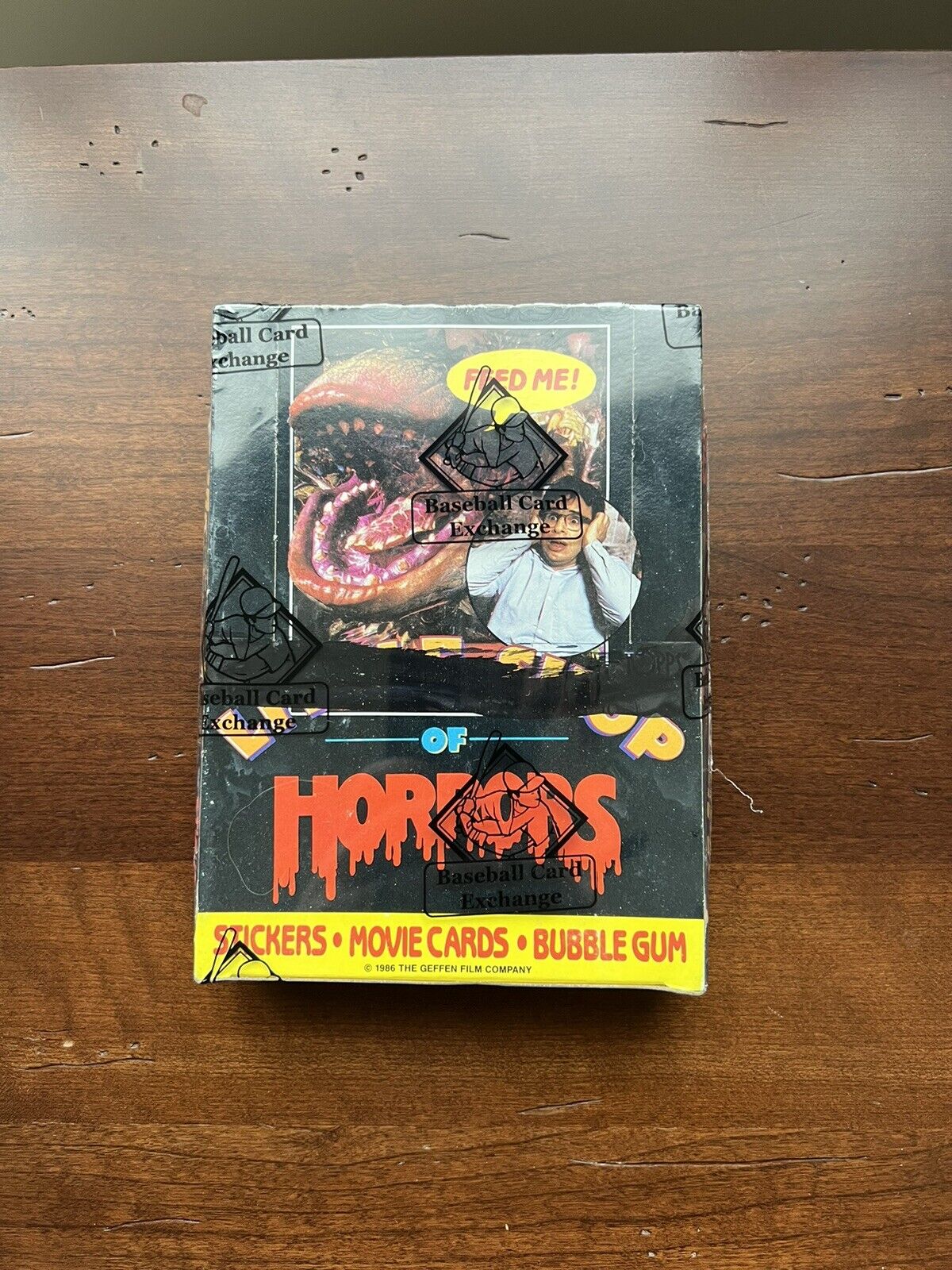 1986 Topps Little Shop Of Horrors Wax Box BBCE authenticated Unopened