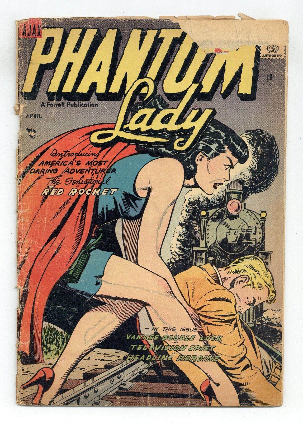 Phantom Lady #3 GD- 1.8 1955