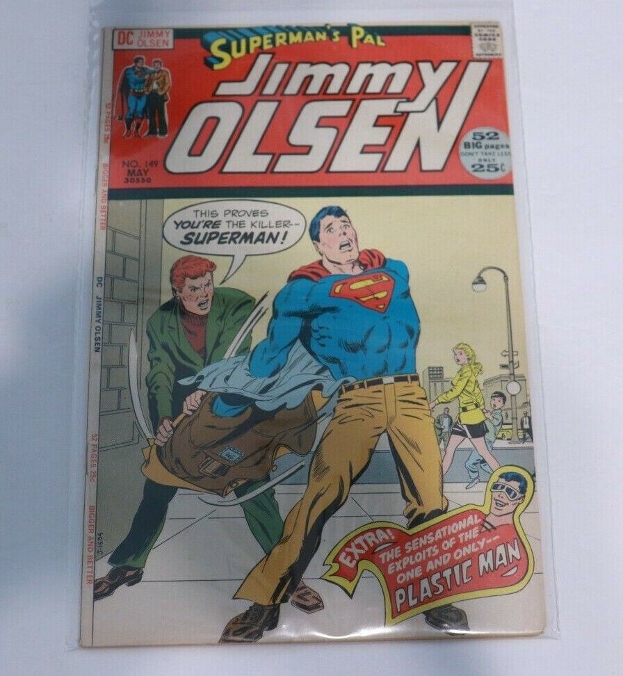 Superman's Pal Jimmy Olsen #149 Vintage 1972 DC Comics Plastic Man