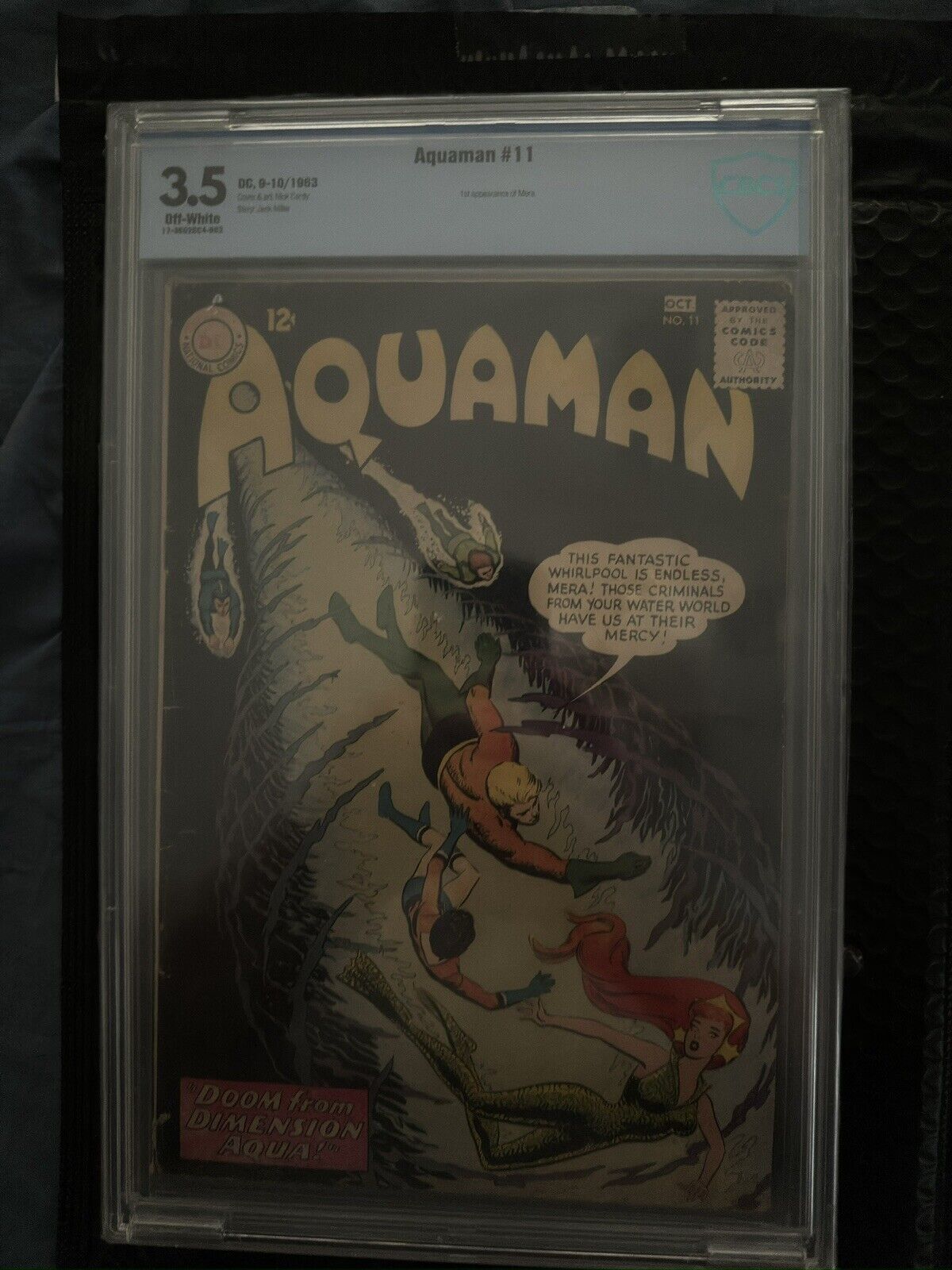 Aquaman 11 3.5 CBCS DC COMICS 1ST APPEARANCE MIRA