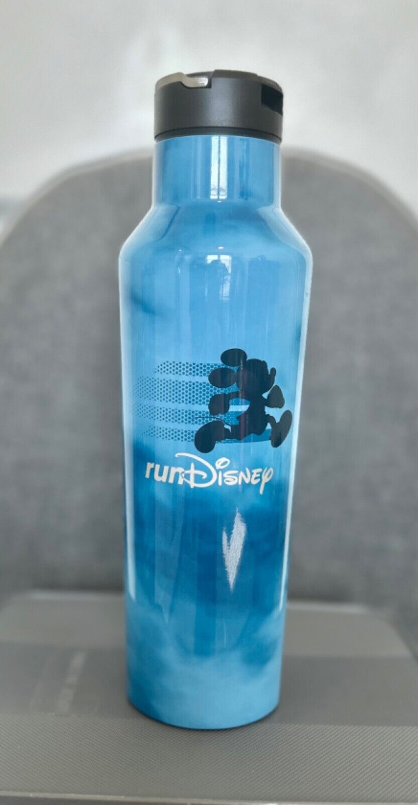 New  Disney RunDisney  Corkcicle Travel Tumbler  Tye Dye Blue ***NEW***