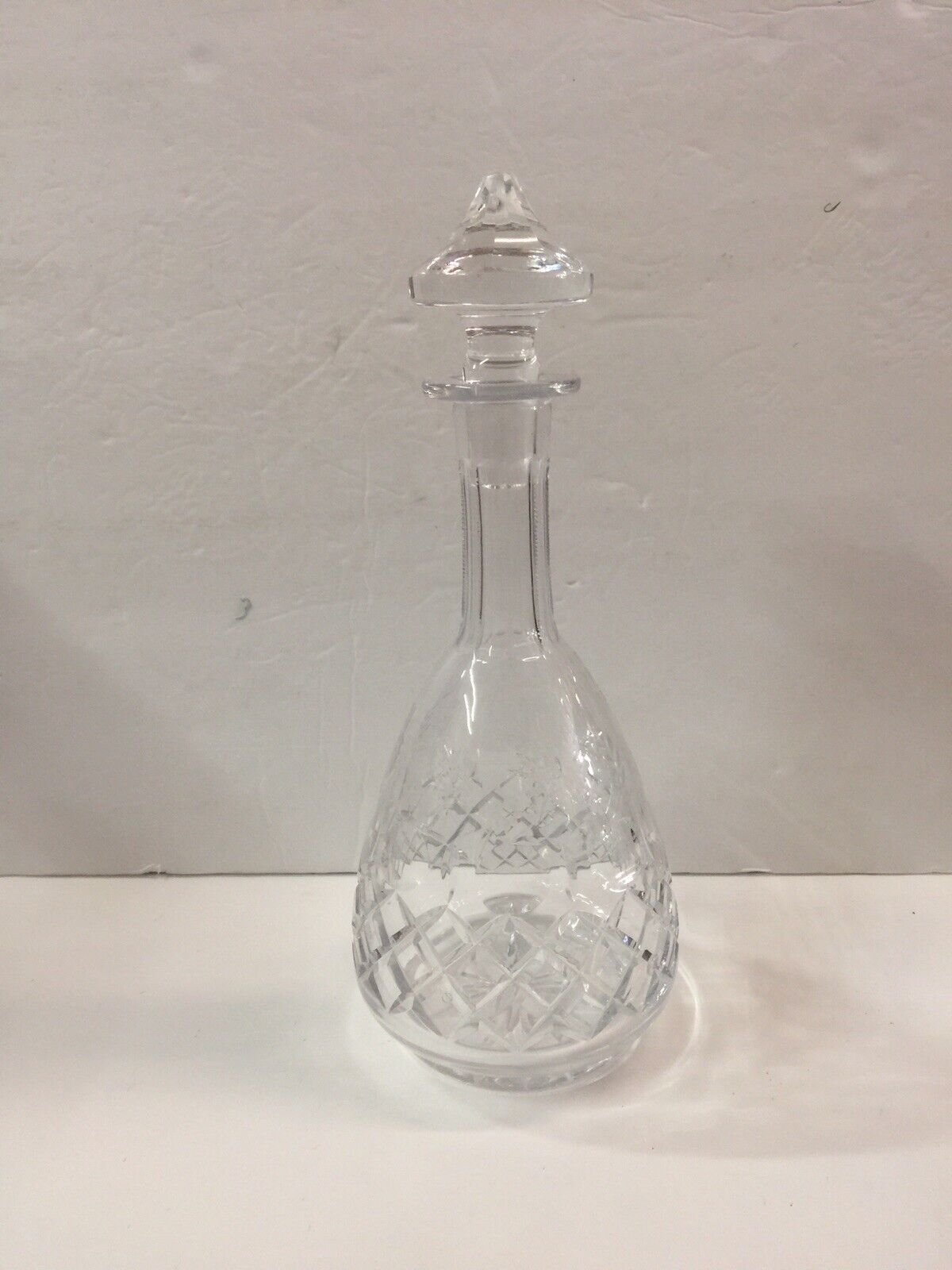 Vintage Cut Crystal Liquor Bottle Rogaska Gallia Decanter 13.5” Tall