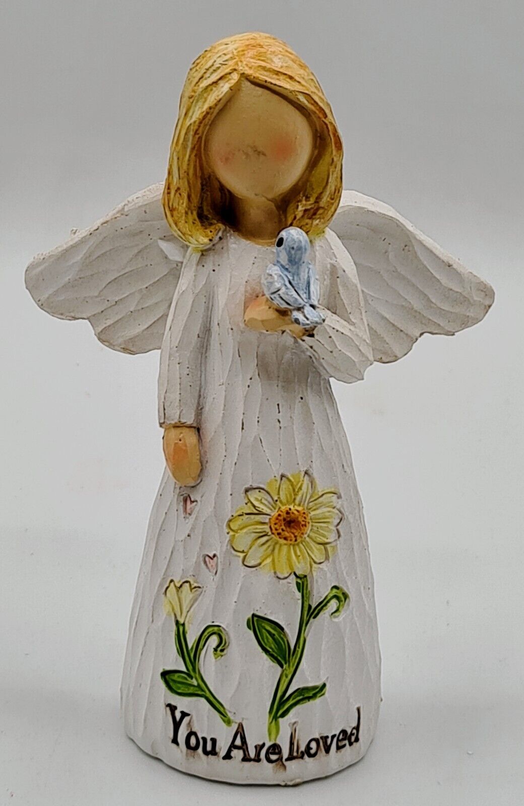 You Are Loved Inspirational Angel Resin Figurine Decor Gift 4.5\