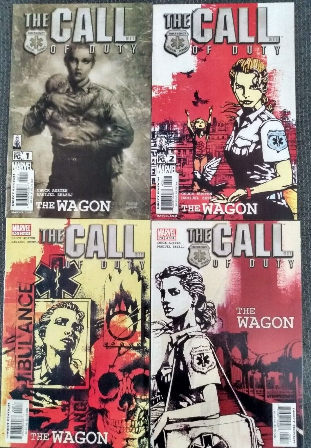 The Call of Duty: The Wagon #1-4 Marvel Comic Books 2002/03