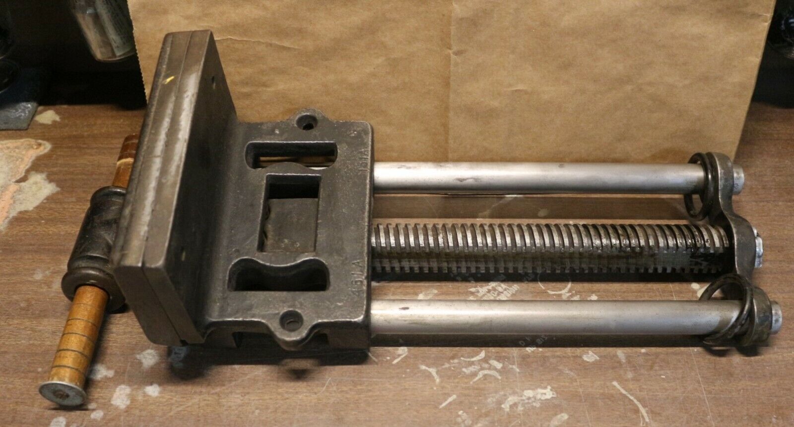 Vintage Heavy Duty Quick Release Pattern/Wood working Vice