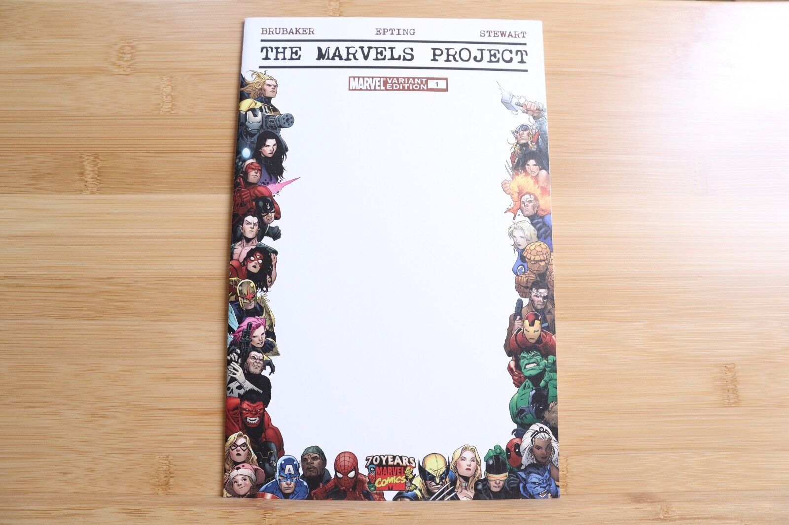 Marvels Project #1 Blank Frame Variant 70th Anniversary Frame NM - 2009