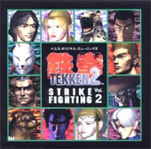 Tekken 2 NAMCO GAME SOUNDTRACK CD Japanese TEKKEN 2 STRIKE FIGHTING Vol.2