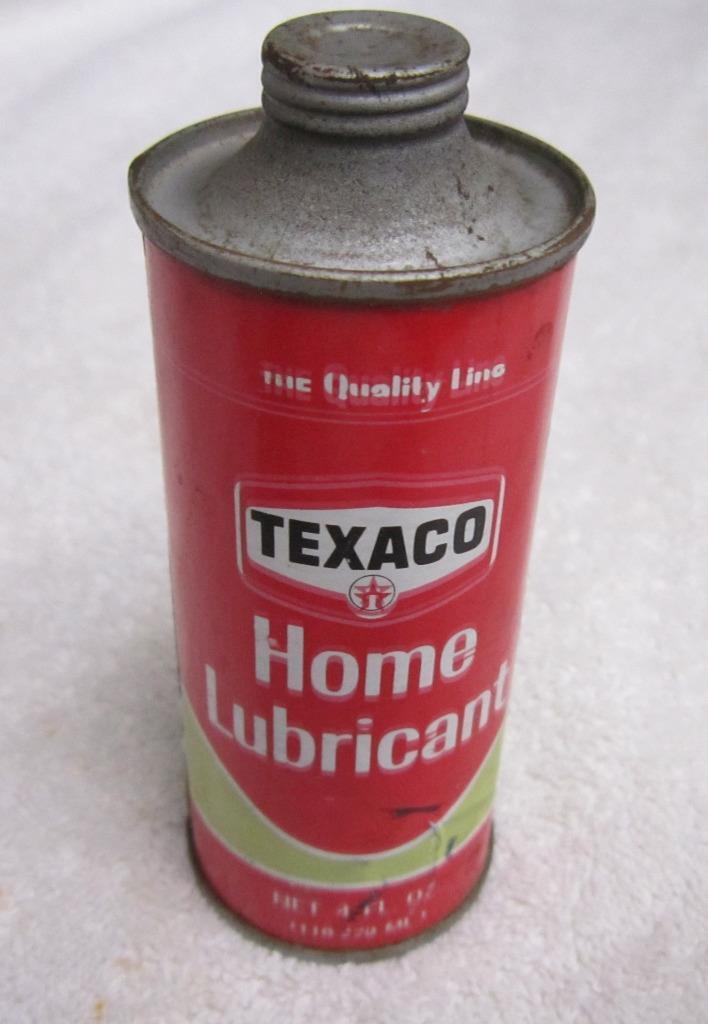 VINTAGE UNOPENED TEXACO 4 oz CAN OF HOME LUBRICANT” FROM NOVEMBER 1967