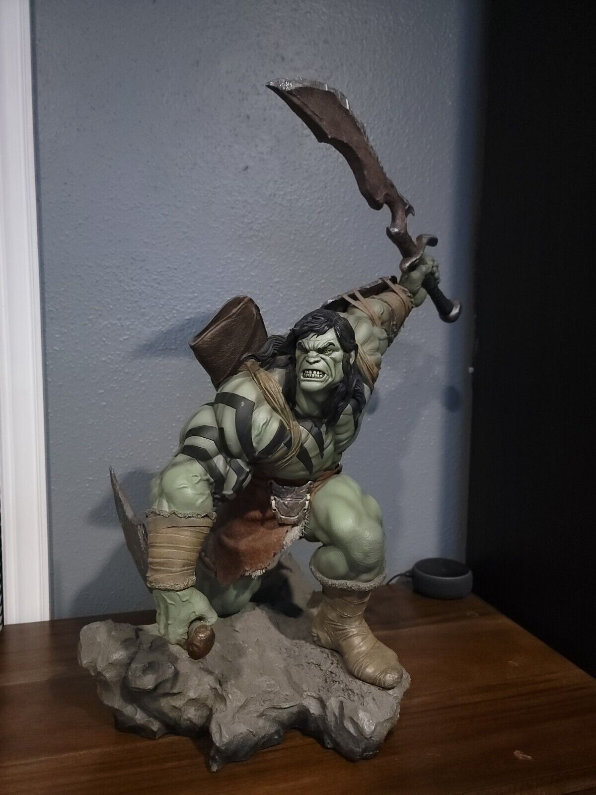 Sideshow Collectibles Skaar Son Of Hulk with art print
