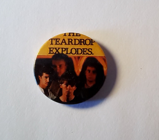 TEARDROP EXPLODES Pinback Rock Julian Cope 1980 UK New Wave Photo Collectable