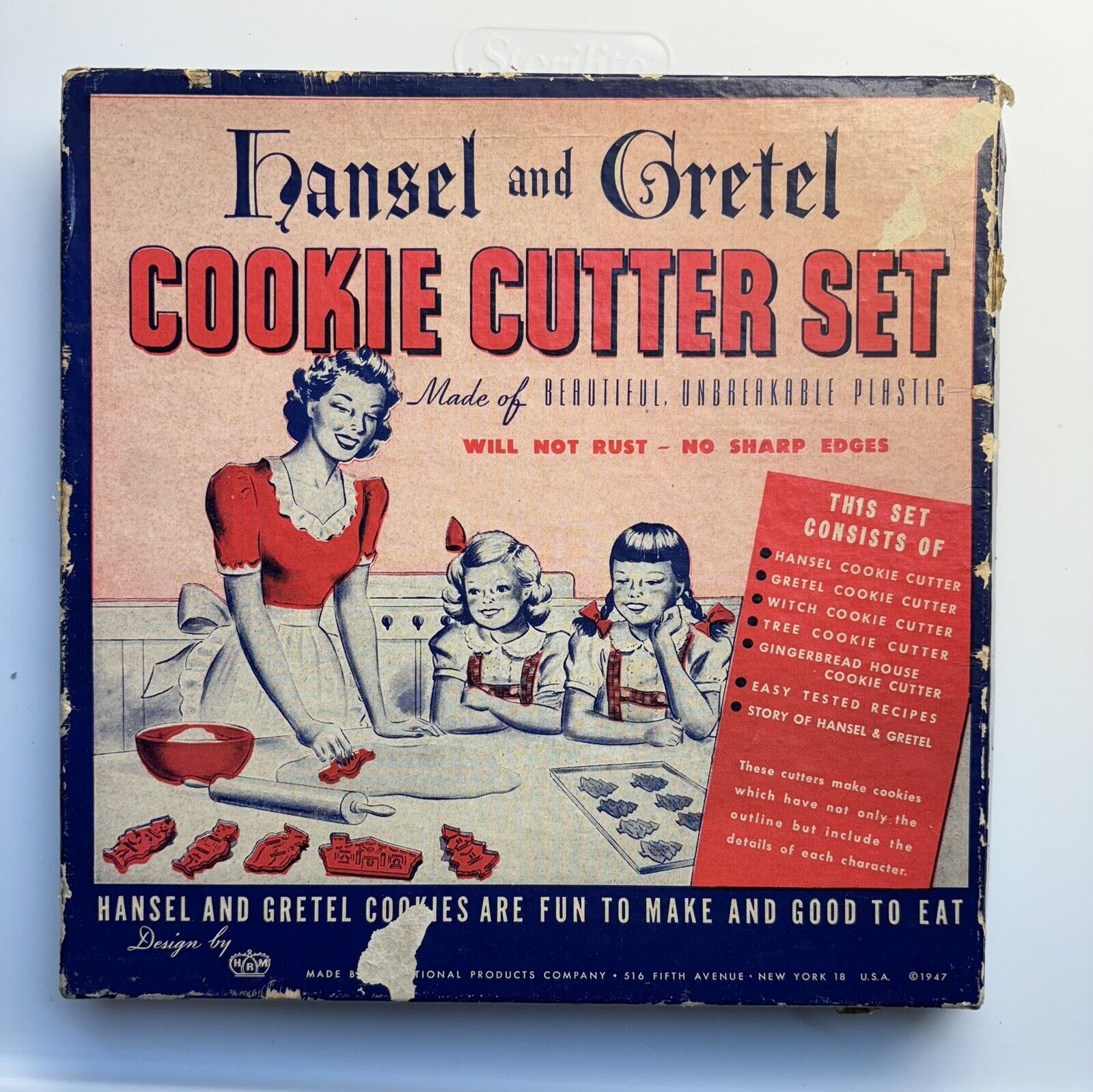 Vintage Cookie Cutter Set Hansel & Gretal