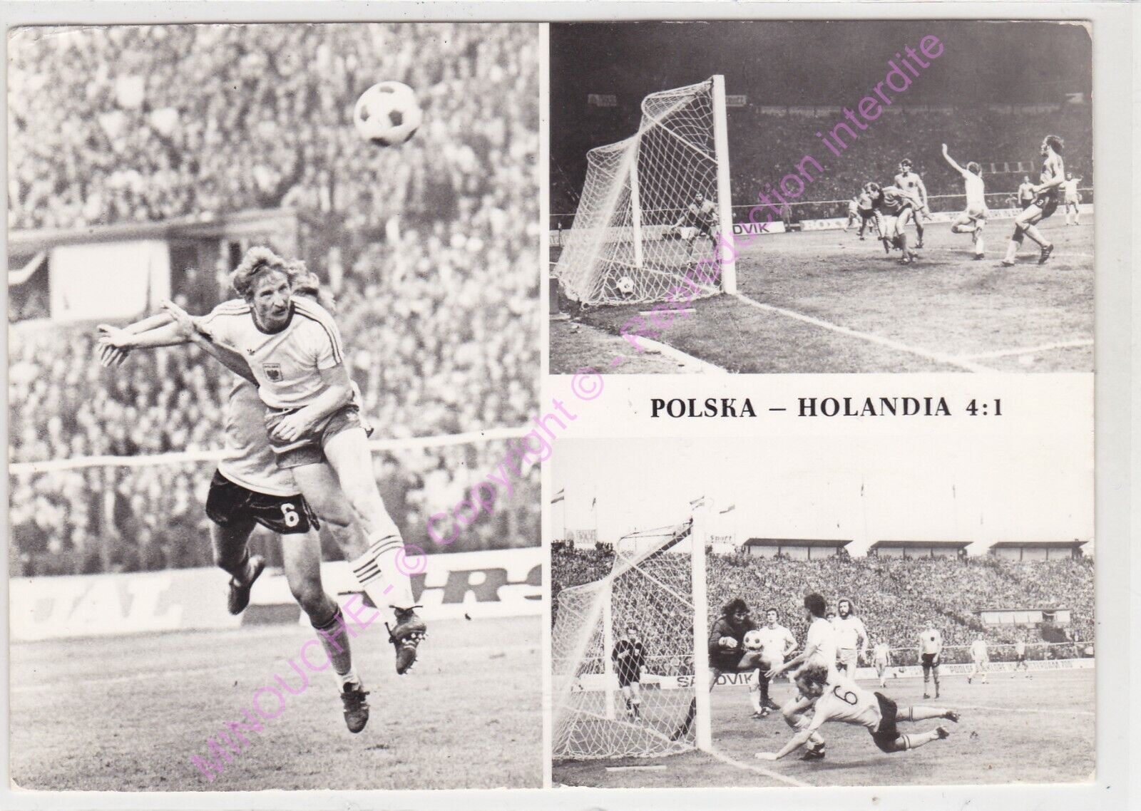 CPM Poland Soccer 1975 Chorzow Holland Cup Europa Play-Off