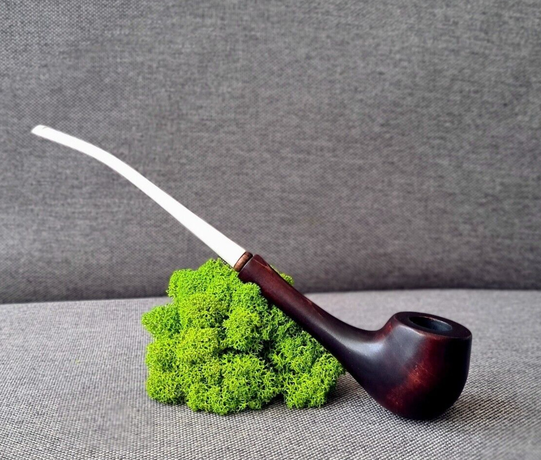 Smoking pipe Long pipe Wood tobacco pipe Gift for smokers Pear pipes